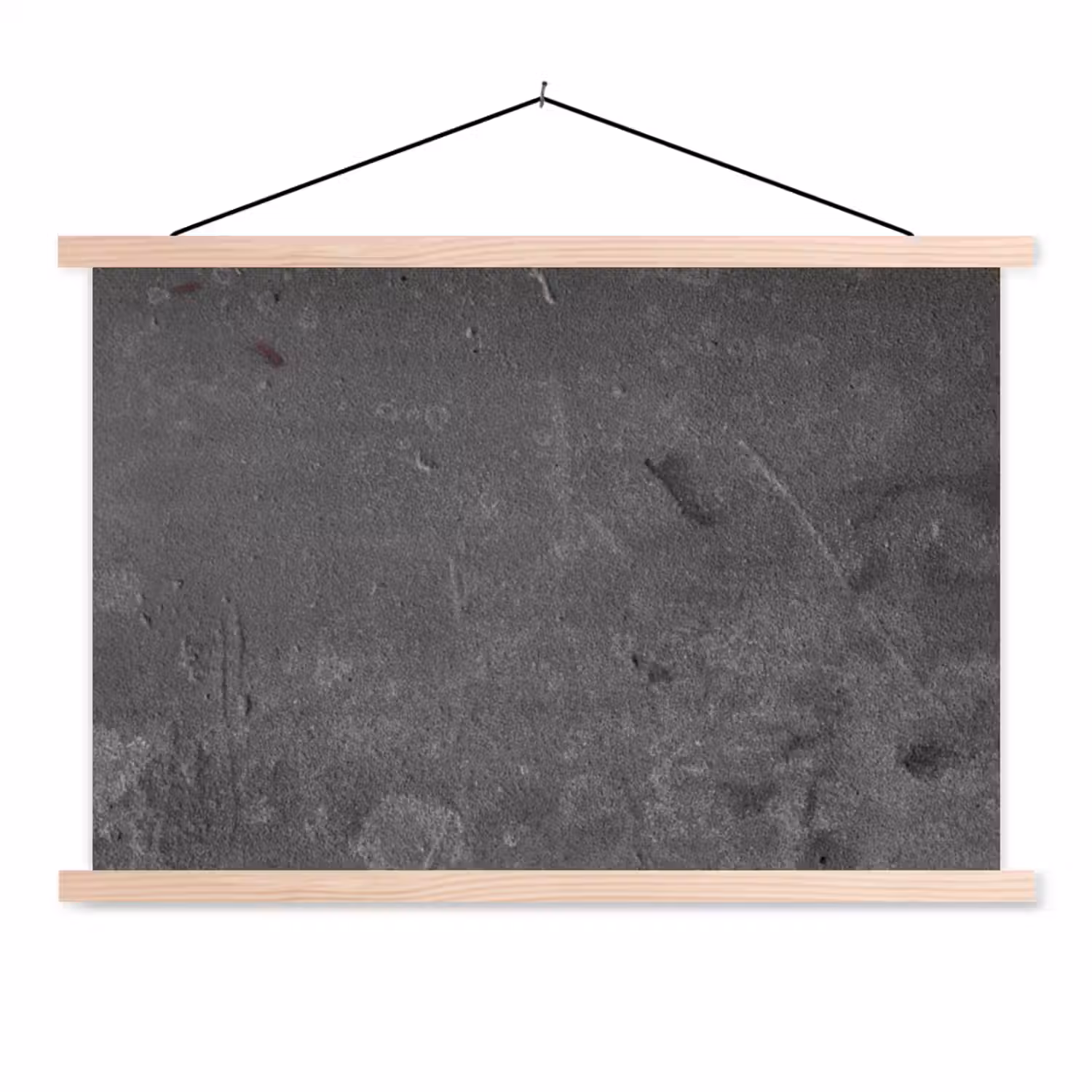 Beton - Grijs - Lijn - Vormen textielposter latten blank klein -3d