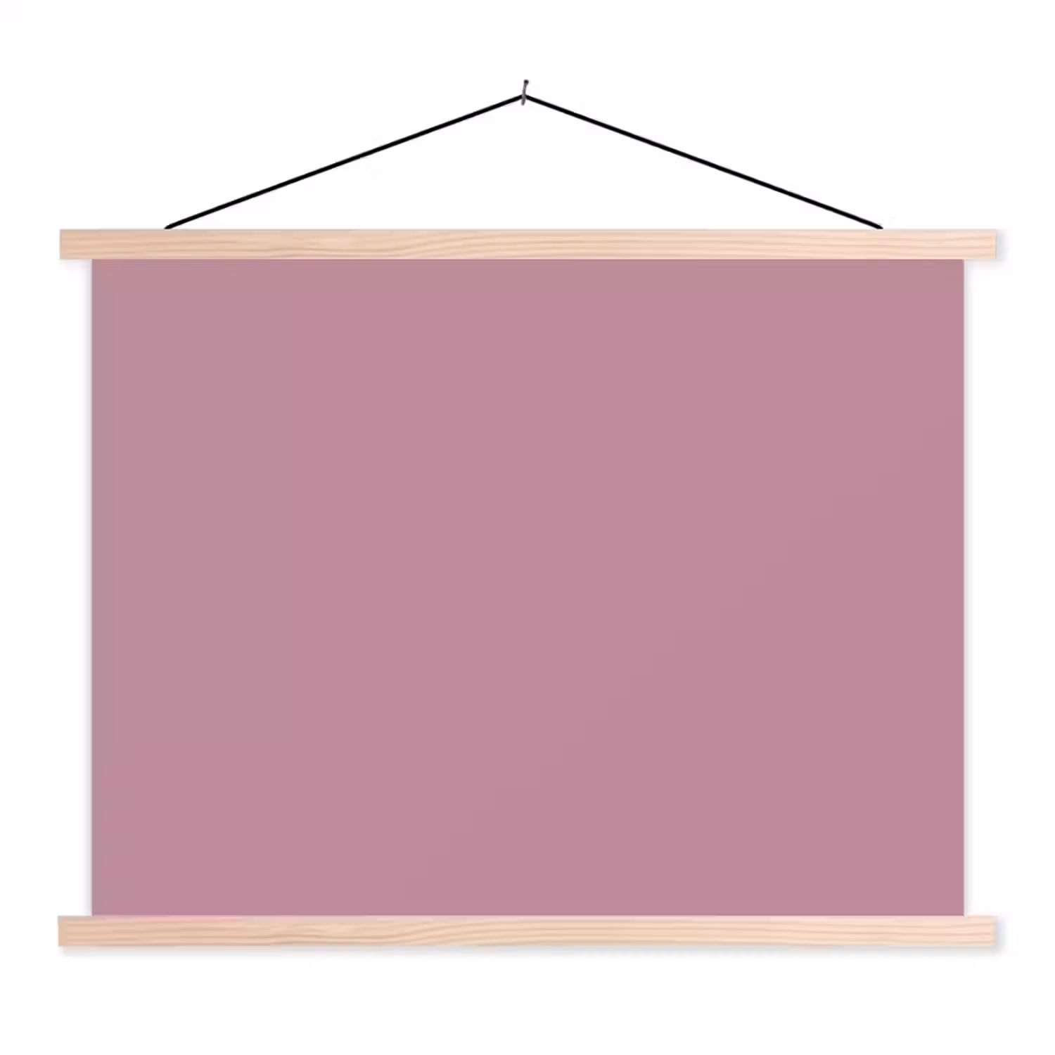 Dusty - Mauve - Paars textielposter latten blank klein 122 -3d