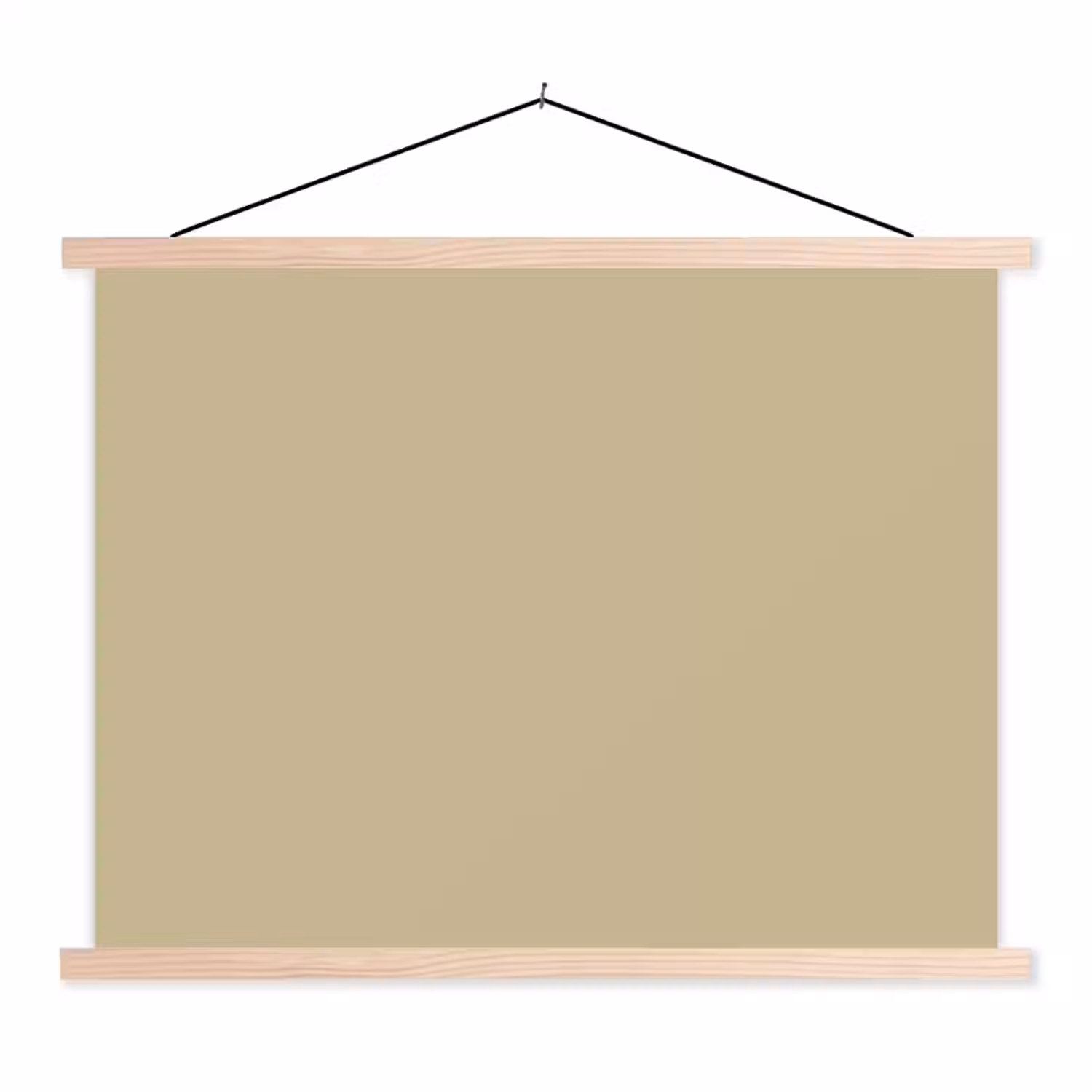 Greenhouse - Sage - Groen textielposter latten blank klein 122 -3d