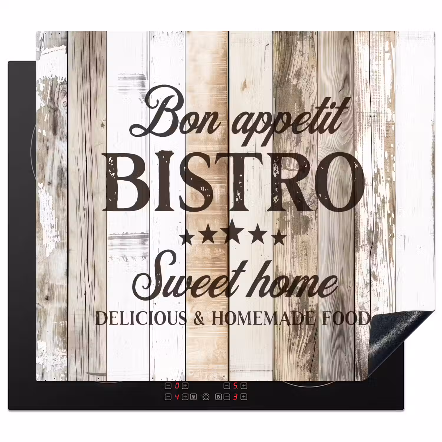 Bistro Welkomstbord Inductie beschermer vinyl 3mm middel -3d