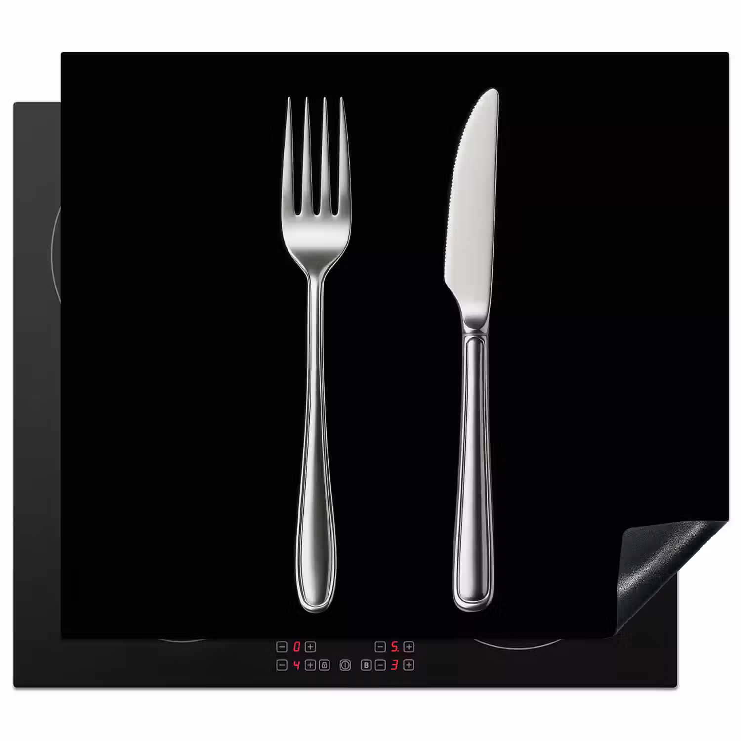 Bestek - Klassiek - Elegant Inductie beschermer vinyl 3mm middel -3d
