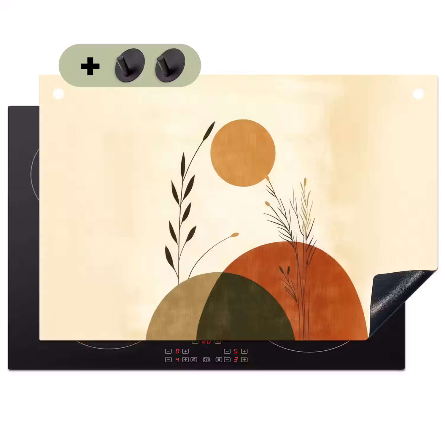 Planten - Abstract - Vormen Inductie beschemer met haakjes klein -3d