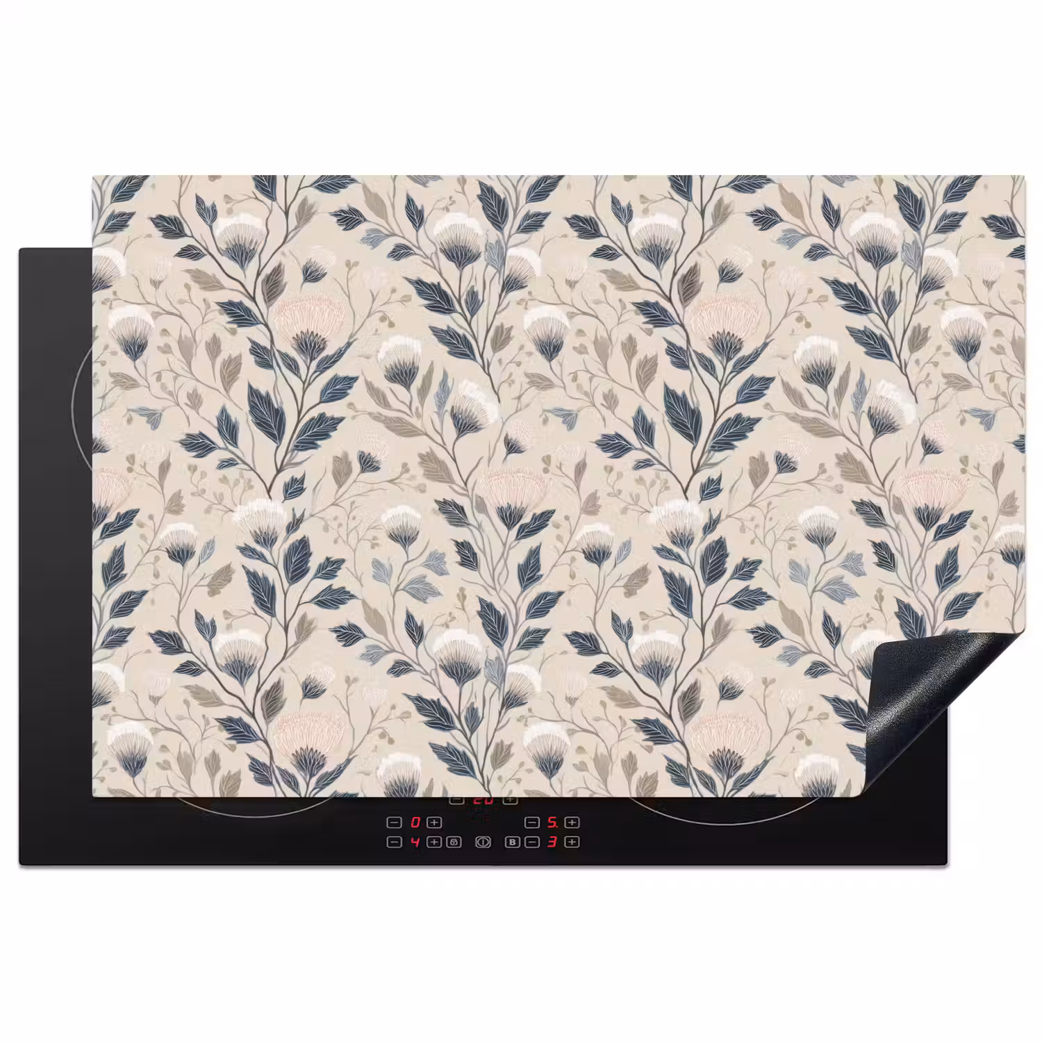 Klassiek - Botanisch - Kleurrijk Inductie beschermer vinyl 3mm klein 276 -3d