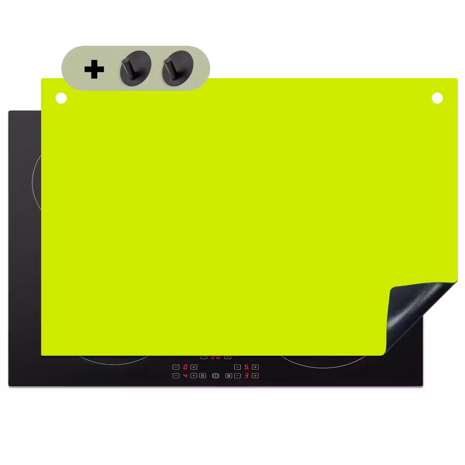 Electric - Lemon - Geel Inductie beschemer met haakjes klein 777 -3d