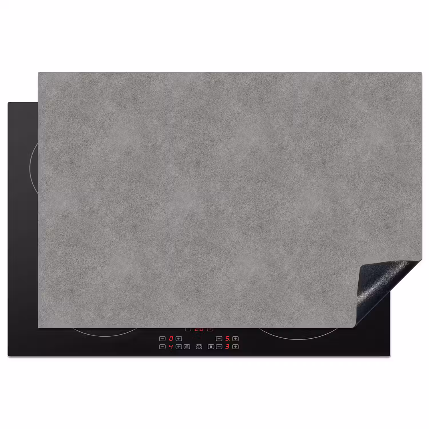 Industrieel - Patroon - Beton Inductie beschermer vinyl 3mm klein 276 -3d