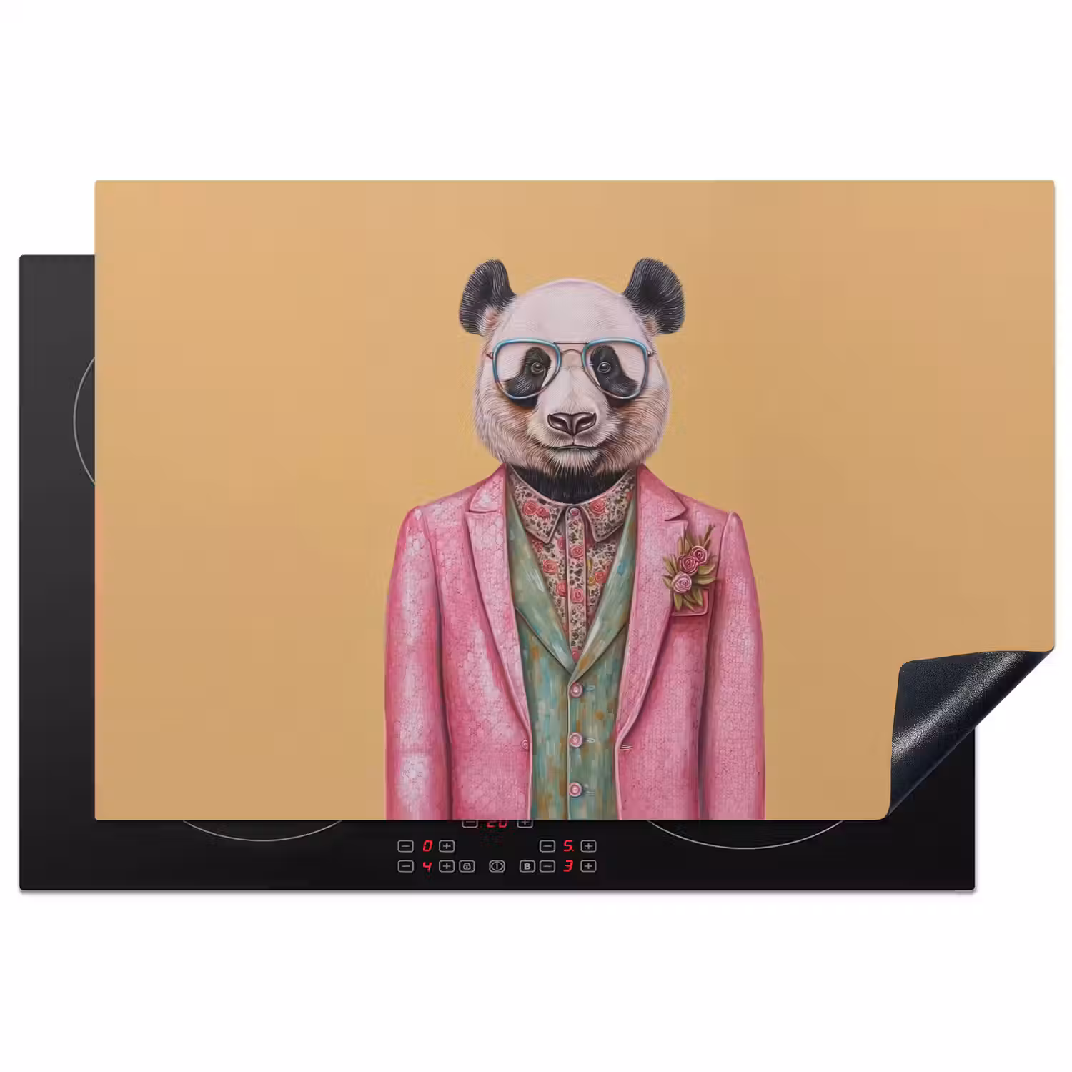 Panda - Pak - Zonnebril - Blauw Inductie beschermer vinyl 3mm klein -3d