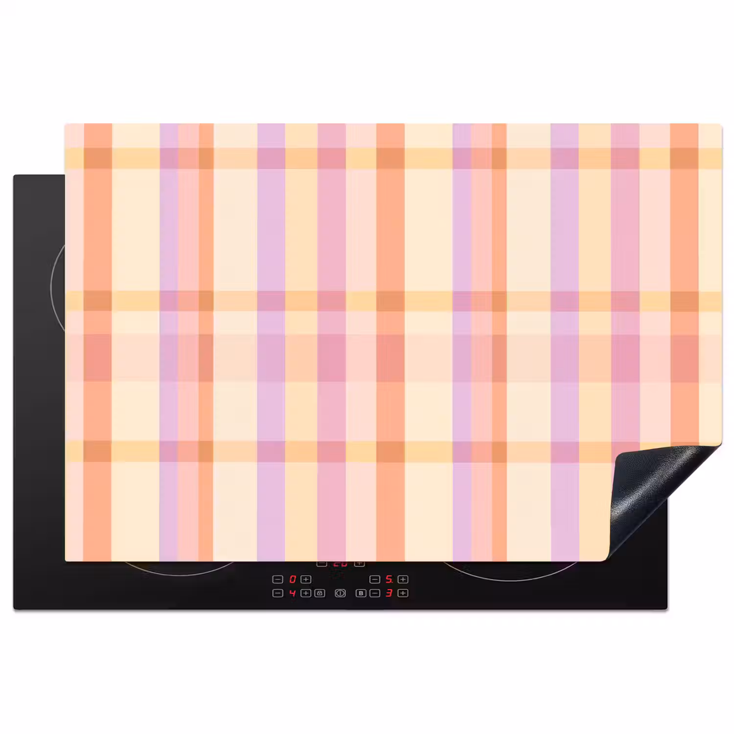 Pastel - uitpatroon - Geometrisch Inductie beschermer vinyl 3mm klein 276 -3d
