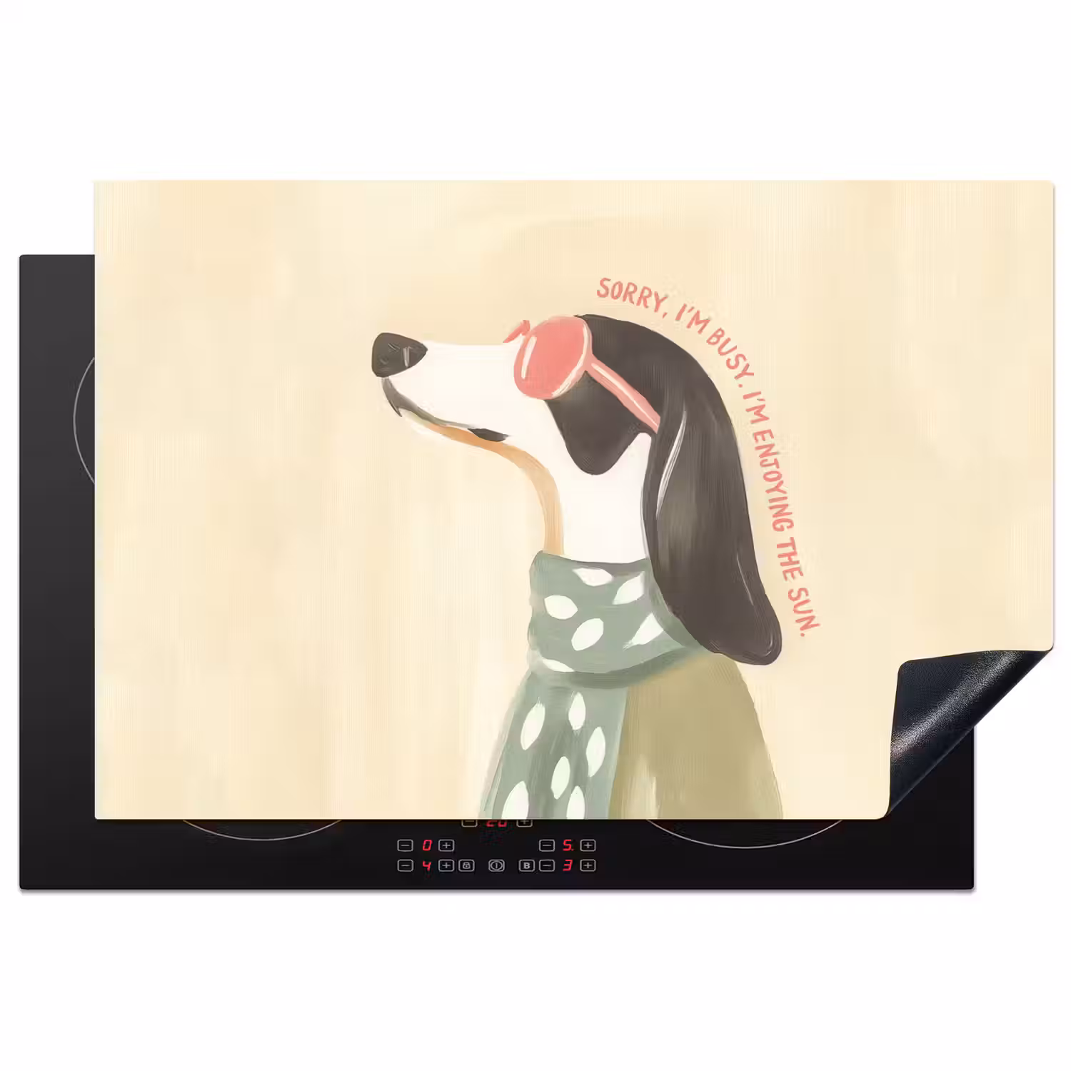 Quote - Hond - Zonnebril Inductie beschermer vinyl 3mm klein -3d