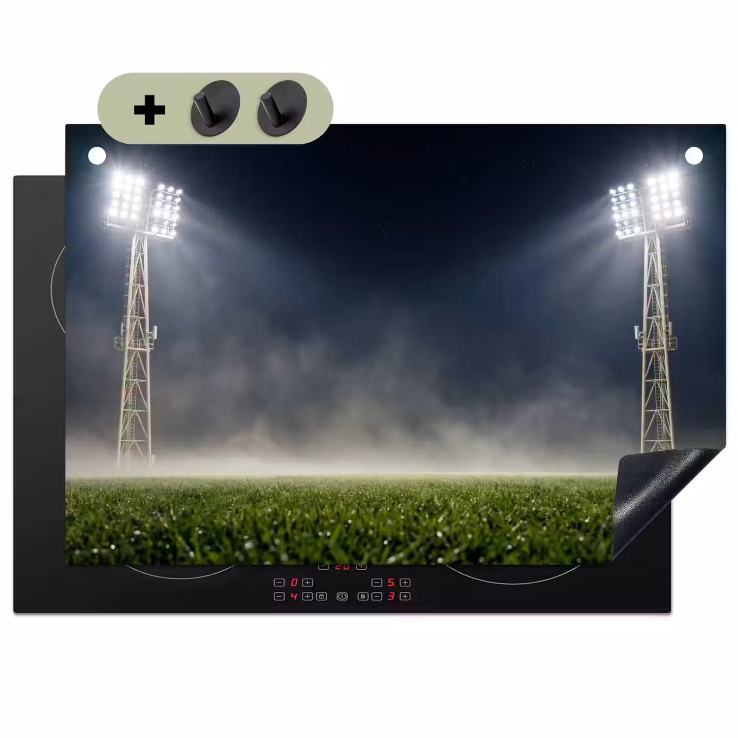 Stadion - Lichtmast - Sport - Nacht Inductie beschemer met haakjes klein -3d