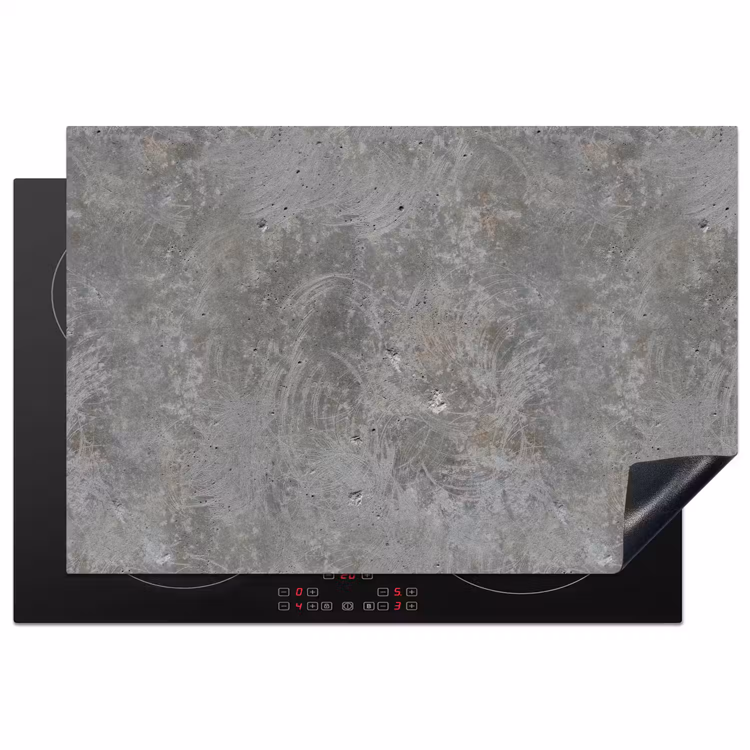 Stenen - Beton - Patronen Inductie beschermer vinyl 3mm klein 276 -3d