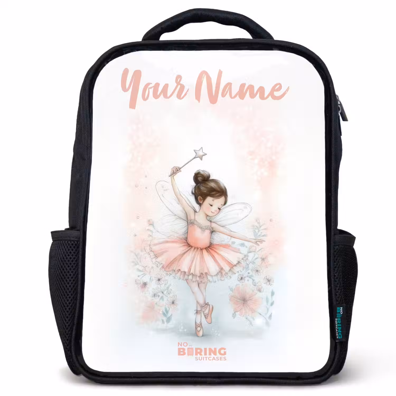 Ballerina - Elf - Fee Rugzak - Zwart middel -3d