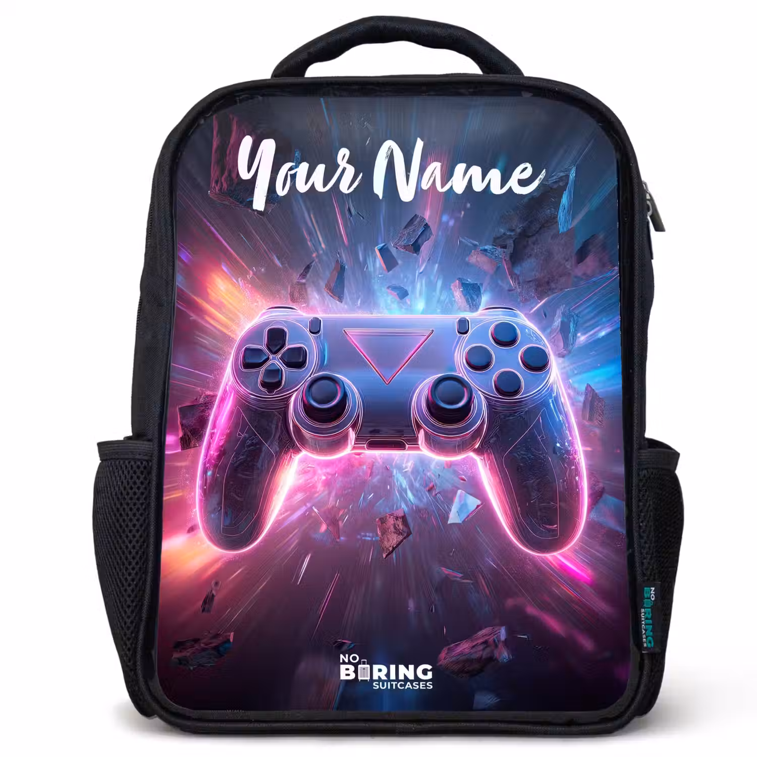 Controller - Neon - Game Rugzak - Zwart middel -3d