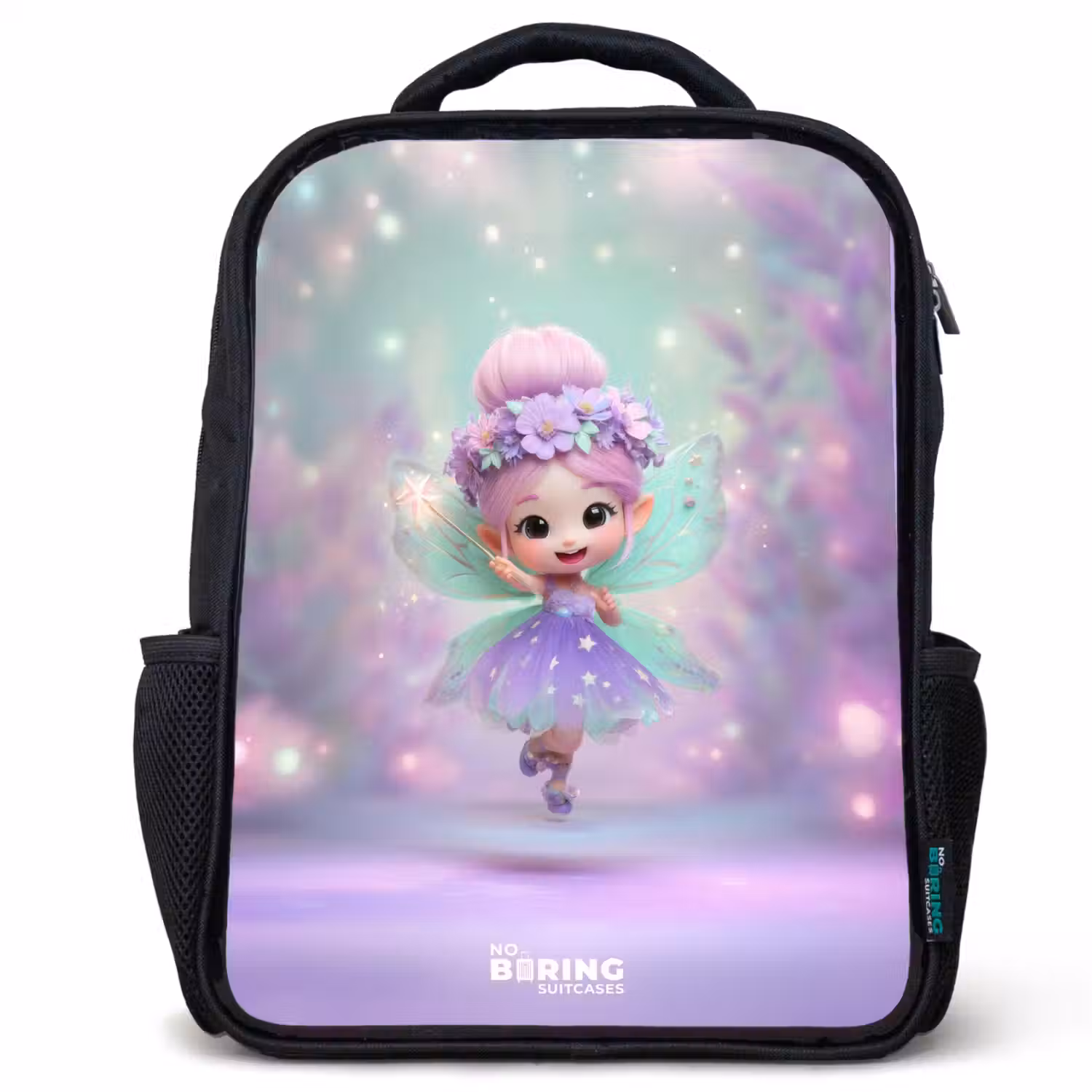 Elf - Tover - Magisch Rugzak - Zwart middel -3d