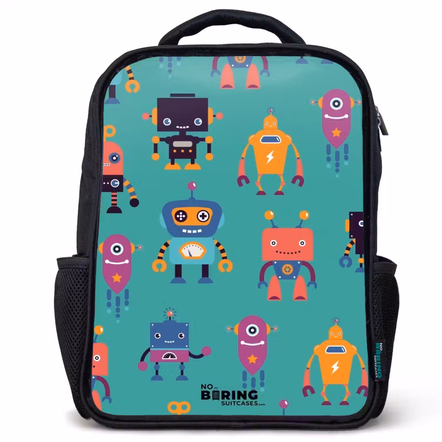 Robo rave Rugzak - Zwart middel -3d