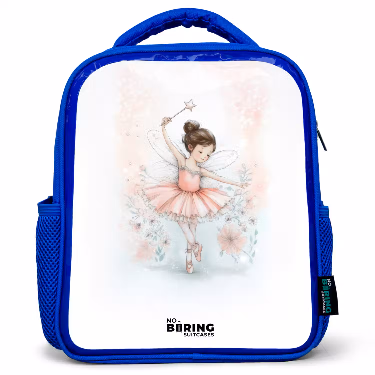 Ballerina - Elf - Fee Kinderrugzak - Blauw middel -3d