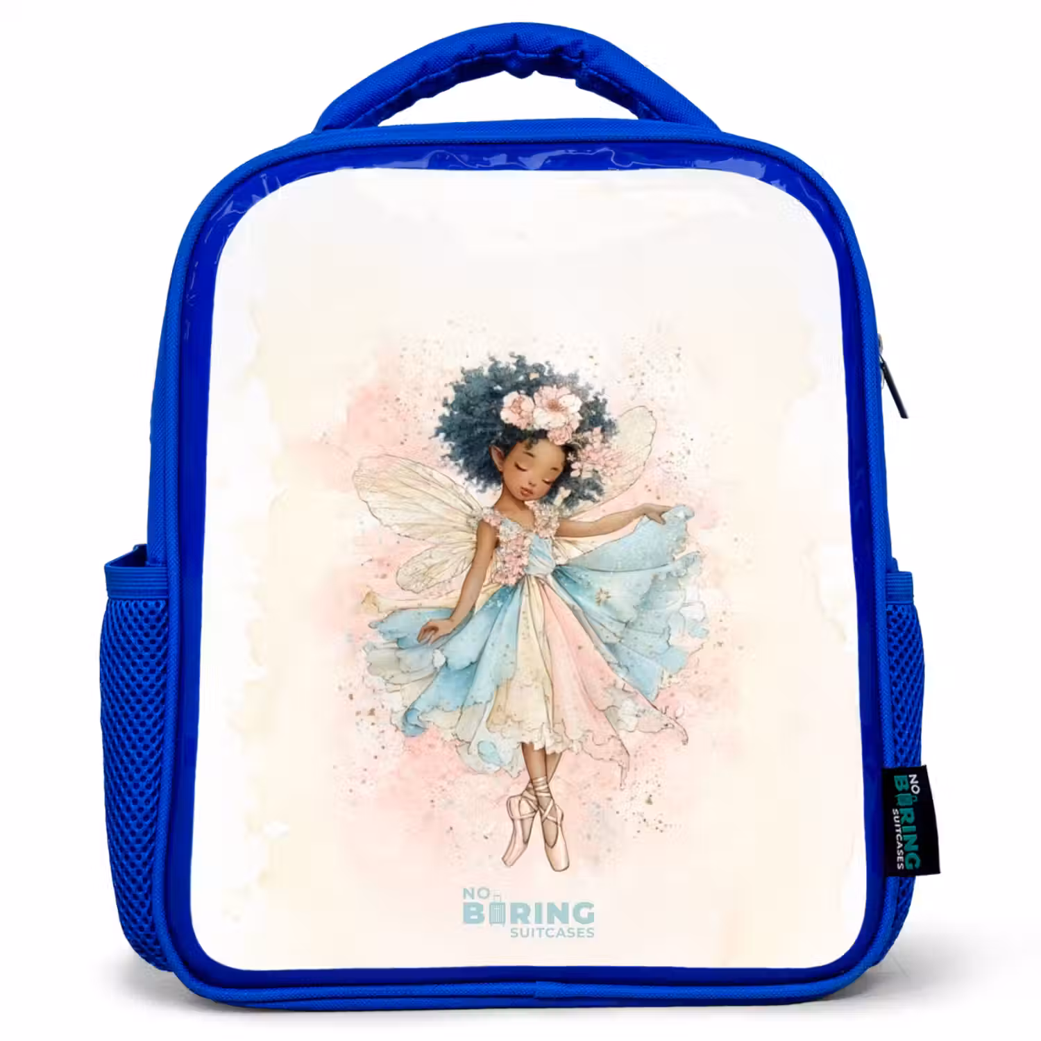 Elf - Ballet - Kleurrijk Kinderrugzak - Blauw middel -3d