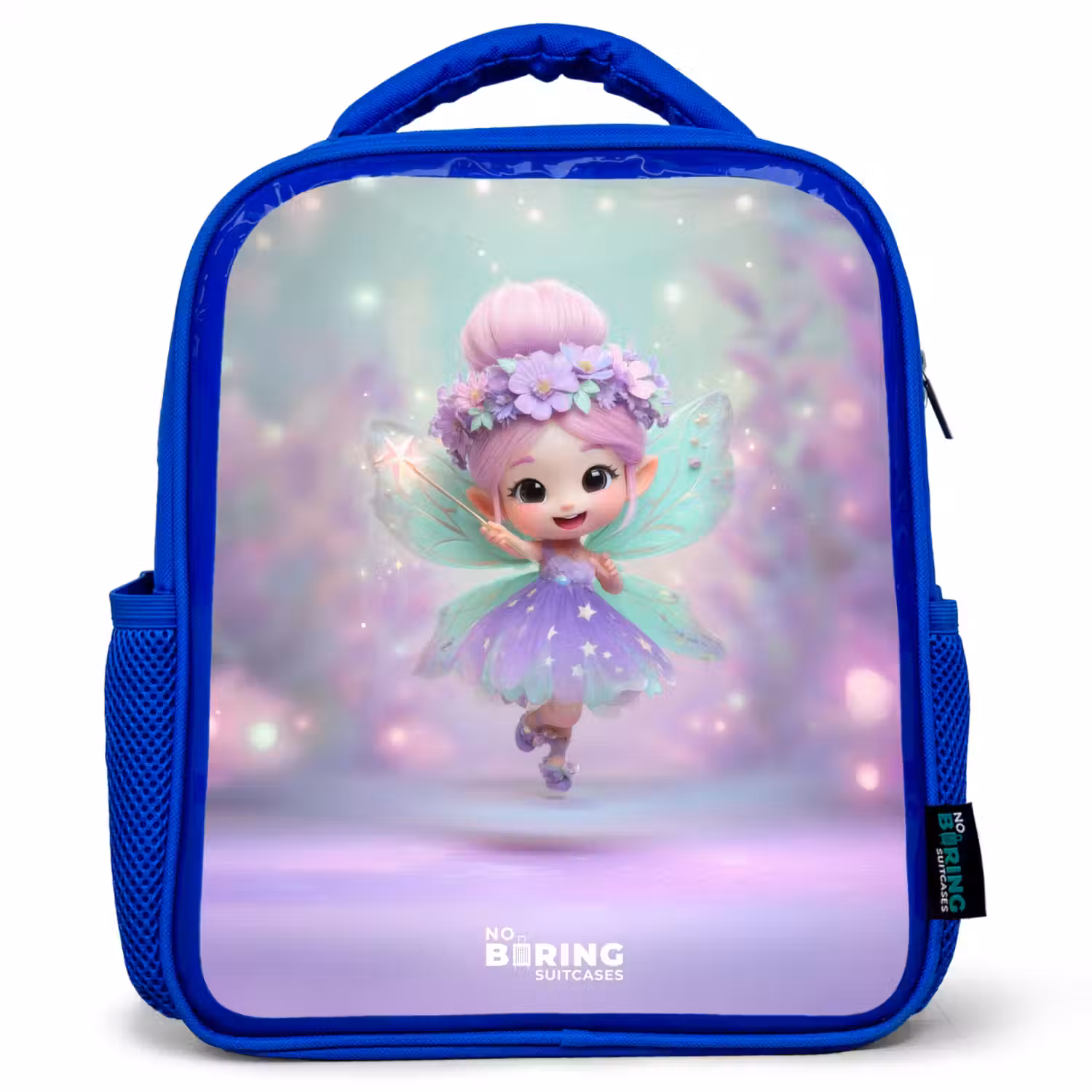 Elf - Tover - Magisch Kinderrugzak - Blauw middel -3d