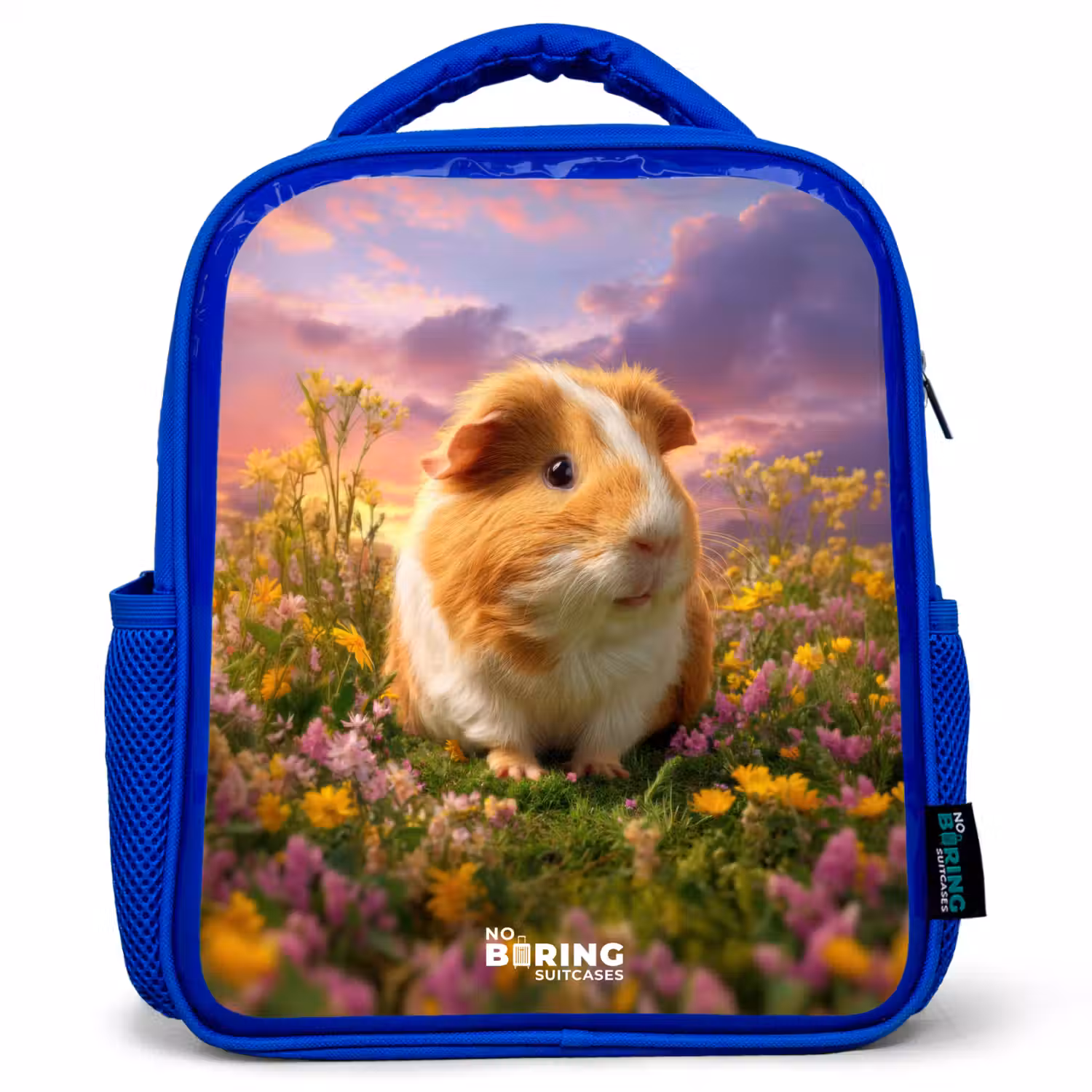 Cavia - Natuur - Dier Kinderrugzak - Blauw middel -3d