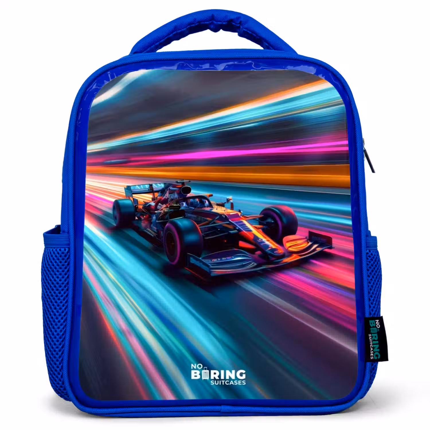 Spectrum speedster Kinderrugzak - Blauw middel -3d