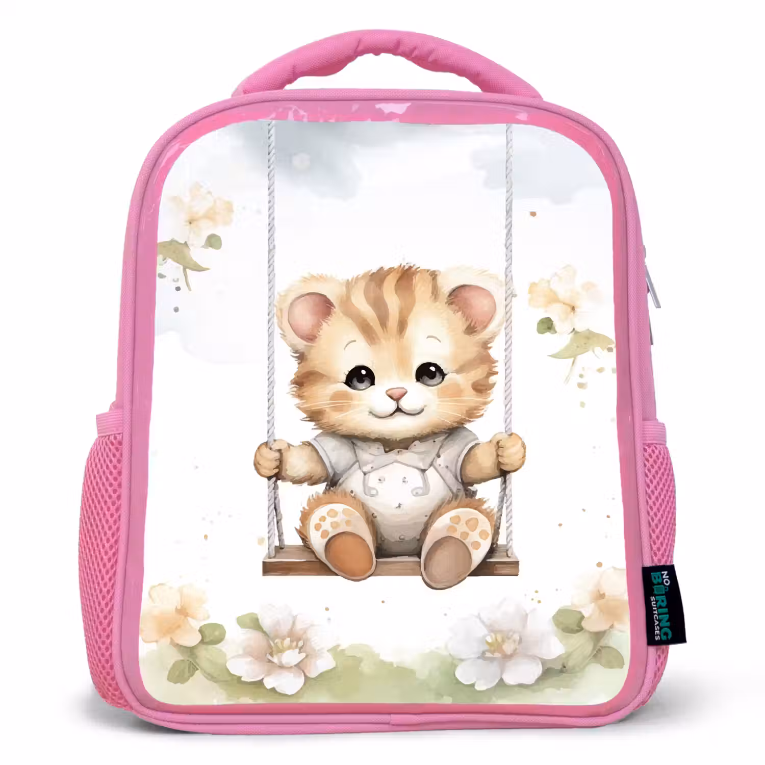 Beer - Baby - Dier - Kinderen Kinderrugzak - Roze middel -3d