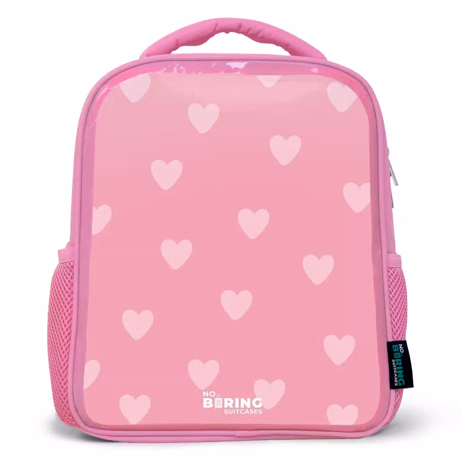 Hartjesritme Kinderrugzak - Roze middel -3d