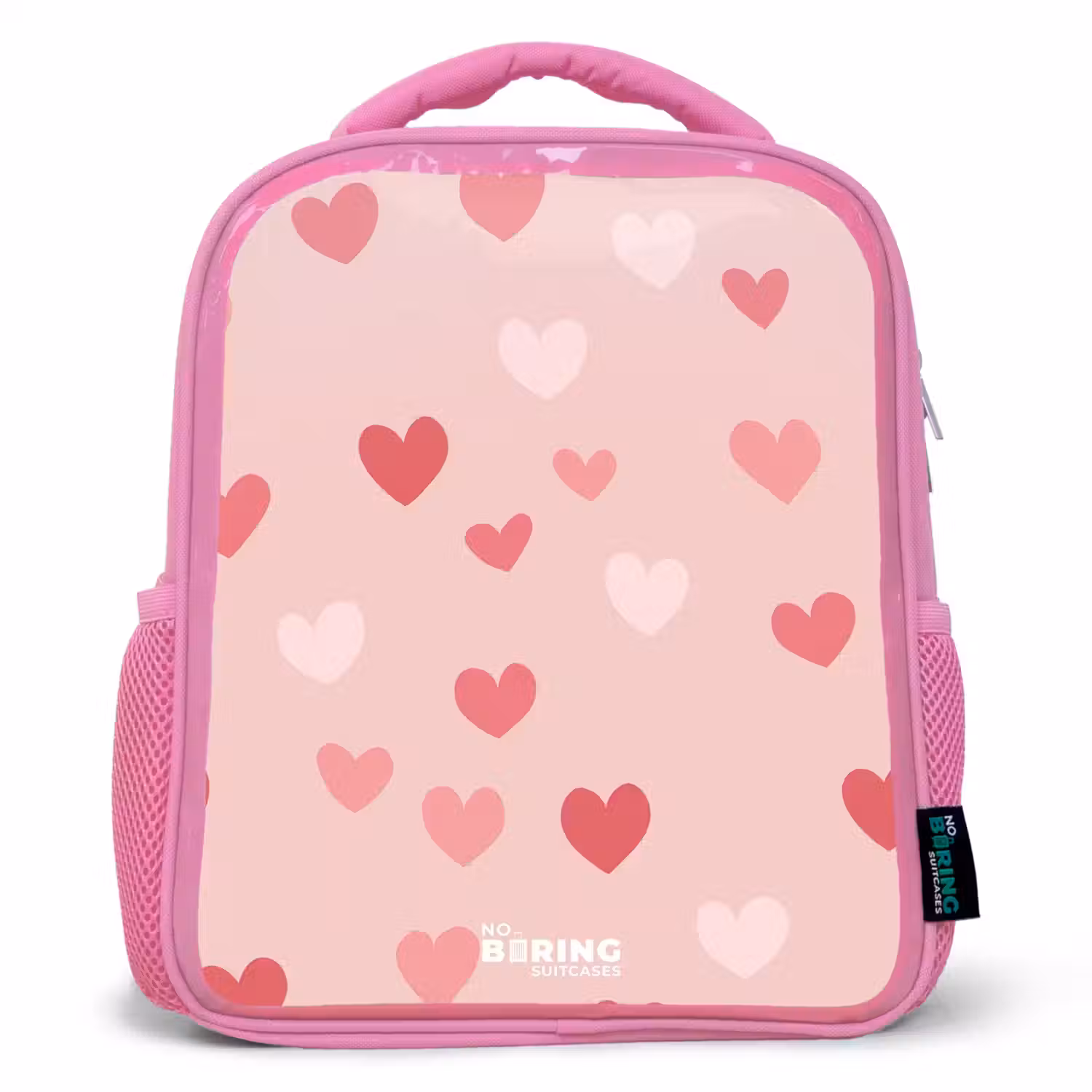 Hartjes Kinderrugzak - Roze middel -3d