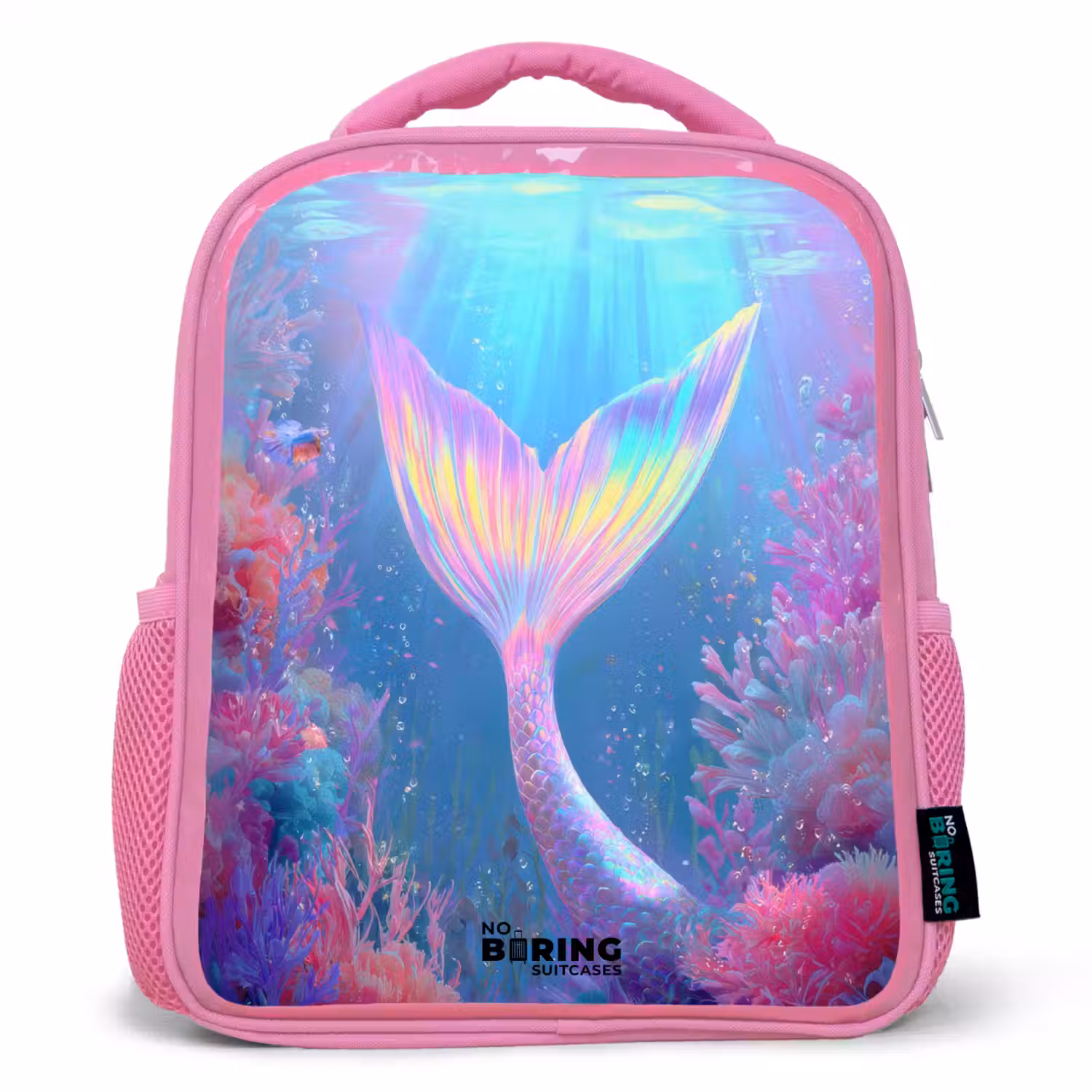 Zeemeermin - Koraal - Water Kinderrugzak - Roze middel -3d