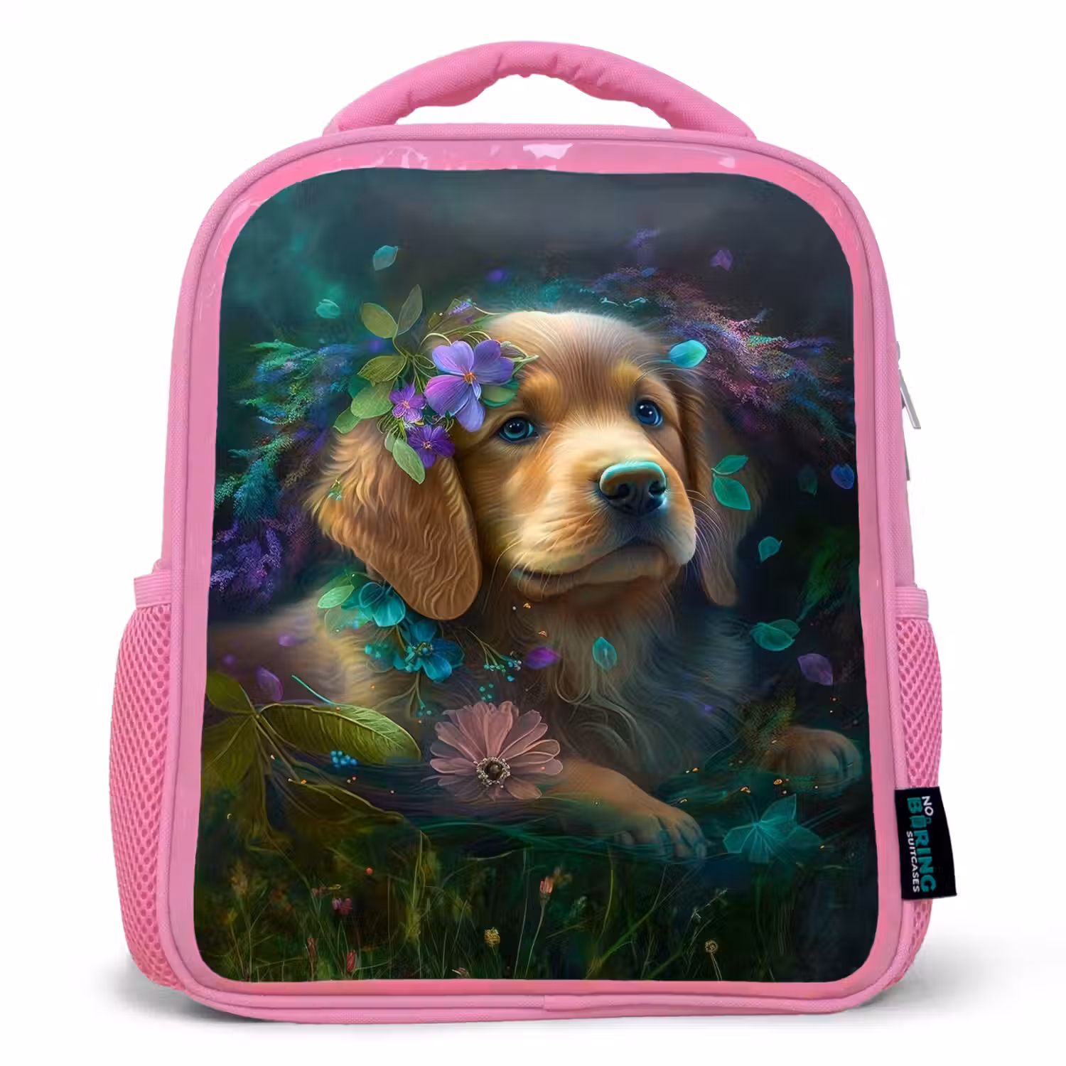 Polly Pup Kinderrugzak - Roze middel -3d