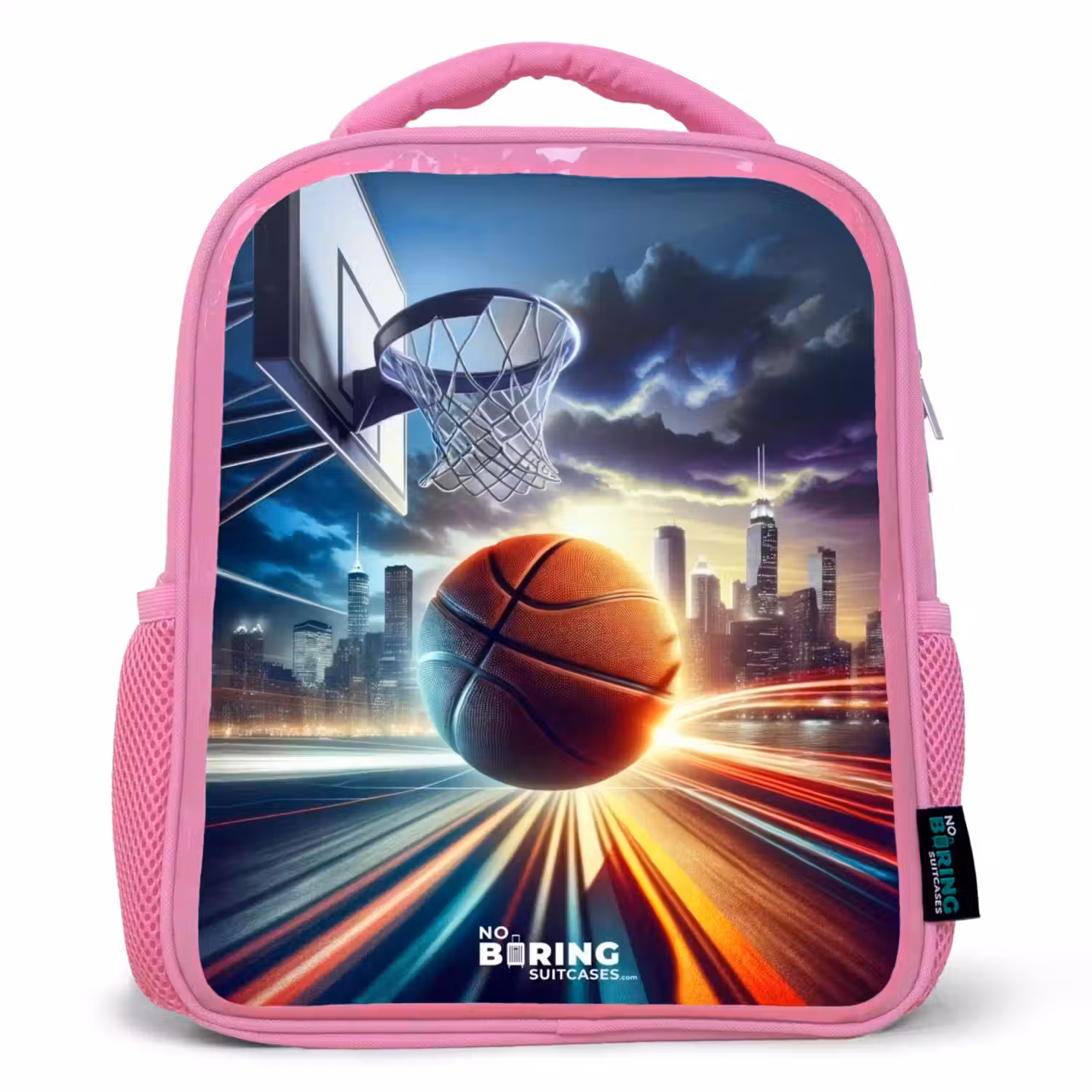 Slam dunk Kinderrugzak - Roze middel -3d