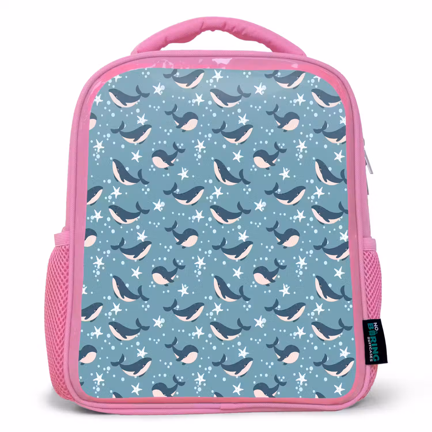Klein - Oceaan - Walvis - Zeester Kinderrugzak - Roze middel 863 -3d