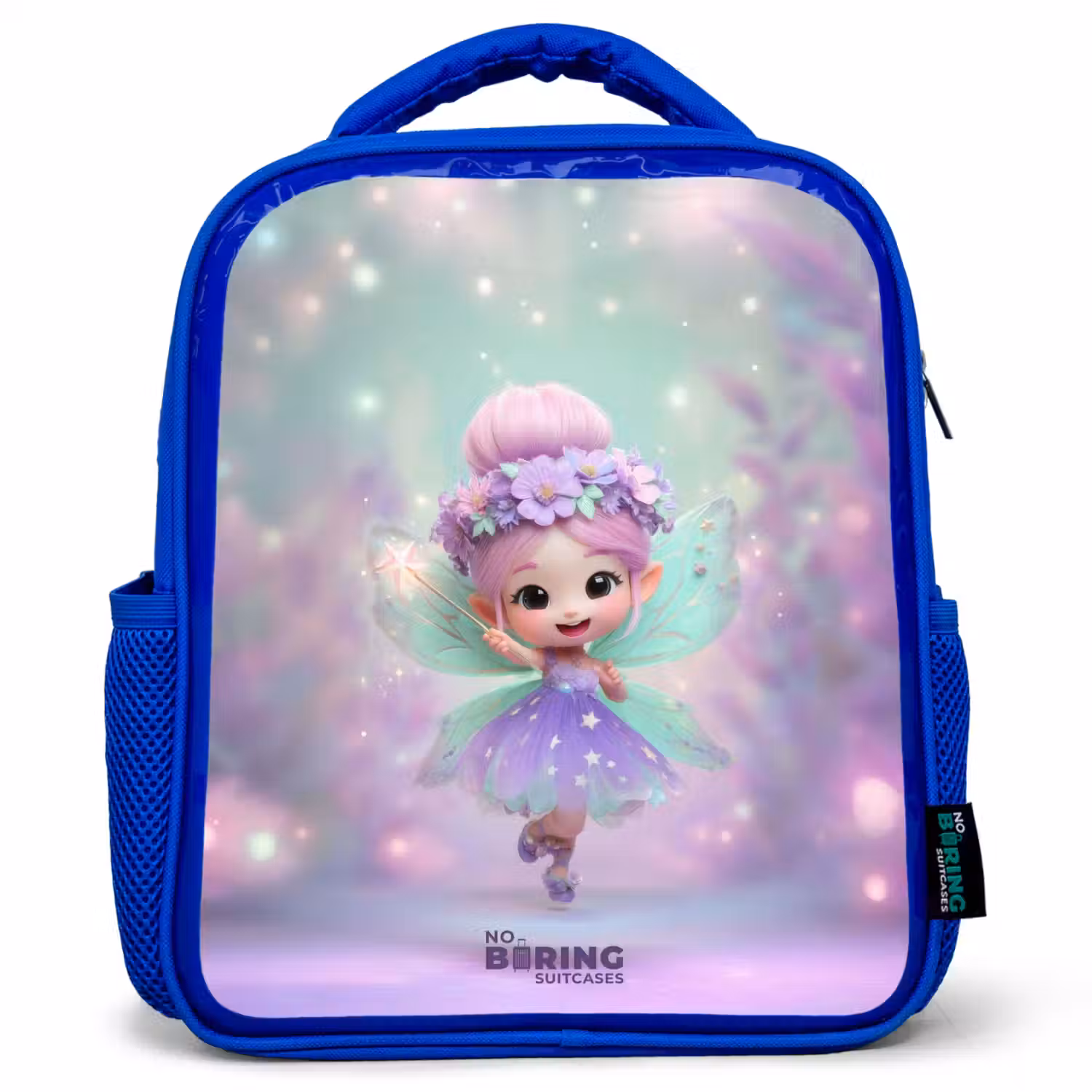 Elf - Tover - Magisch Kinderrugzak - Blauw middel -3d