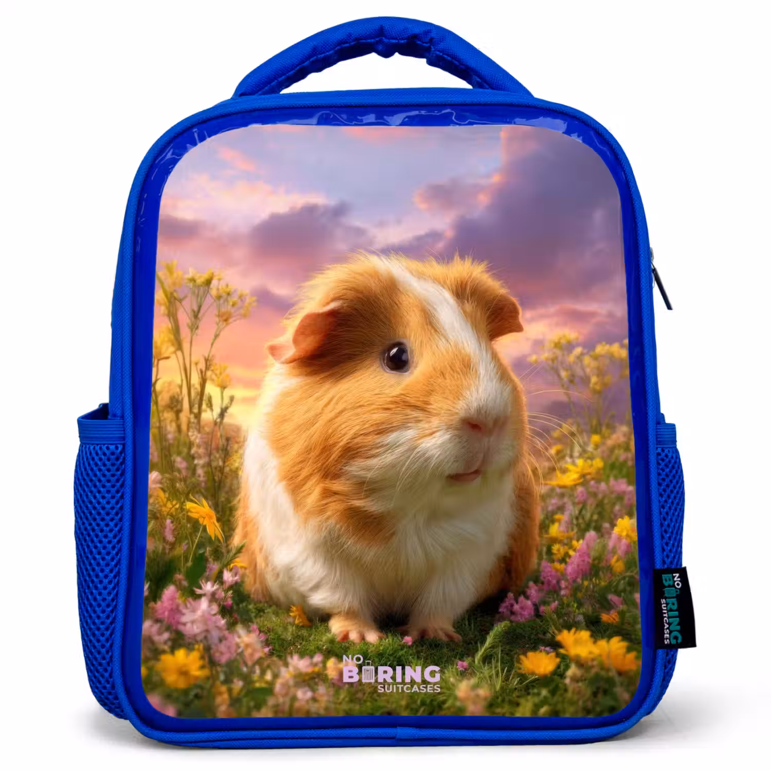Cavia - Natuur - Dier Kinderrugzak - Blauw middel -3d
