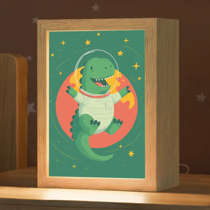 Dino - Groen - Planeet Light Box met kabel klein -zzz_3d_website