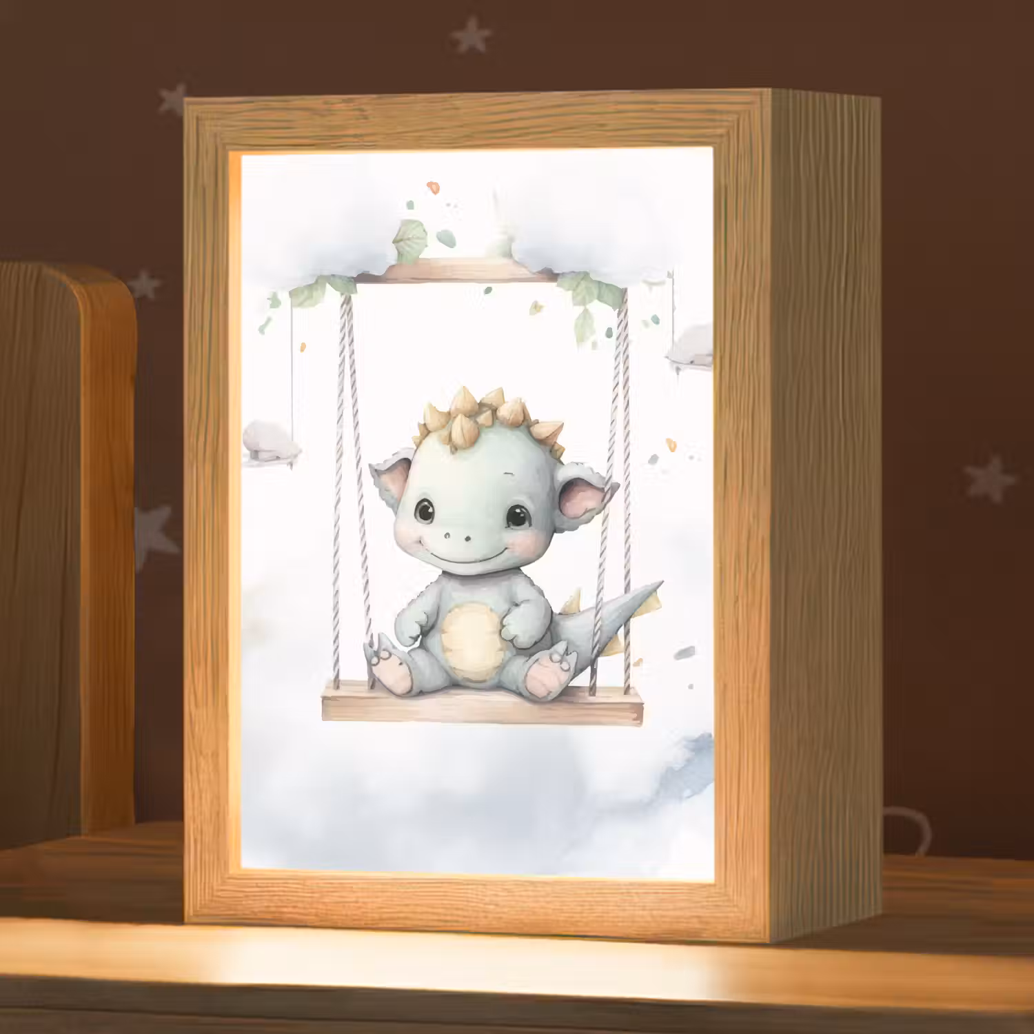 Draak - Baby dier - Kinderen Light Box met kabel klein -zzz_3d_website