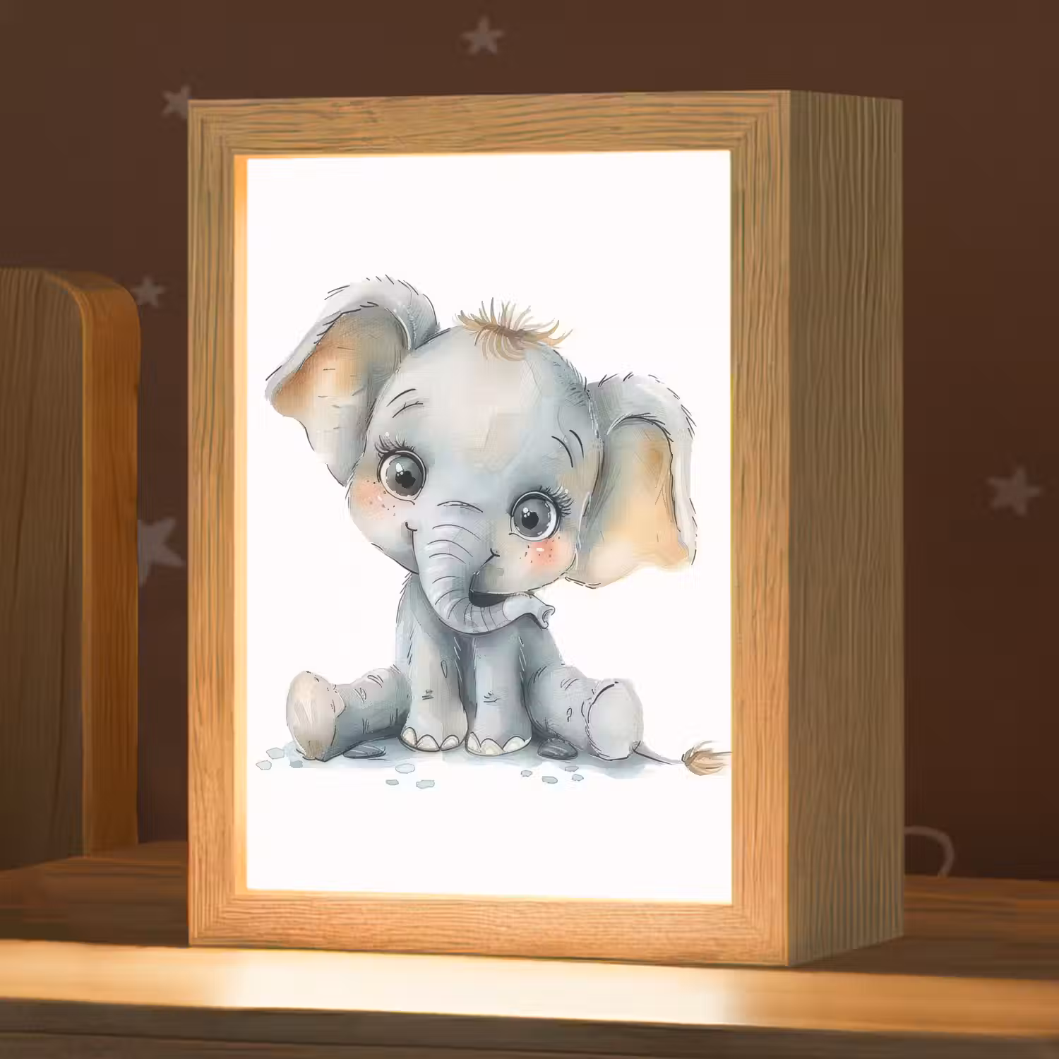 Olifant - Baby dier Light Box met kabel klein -zzz_3d_website