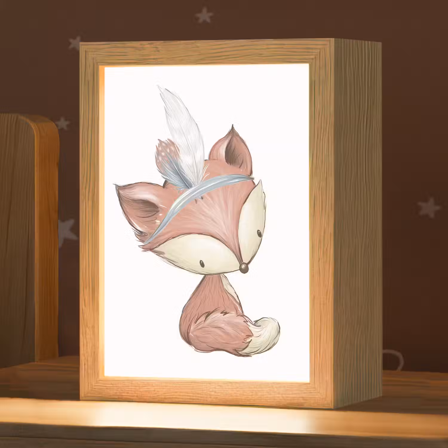 Vos - Dier - Bosdieren Light Box met kabel klein -zzz_3d_website