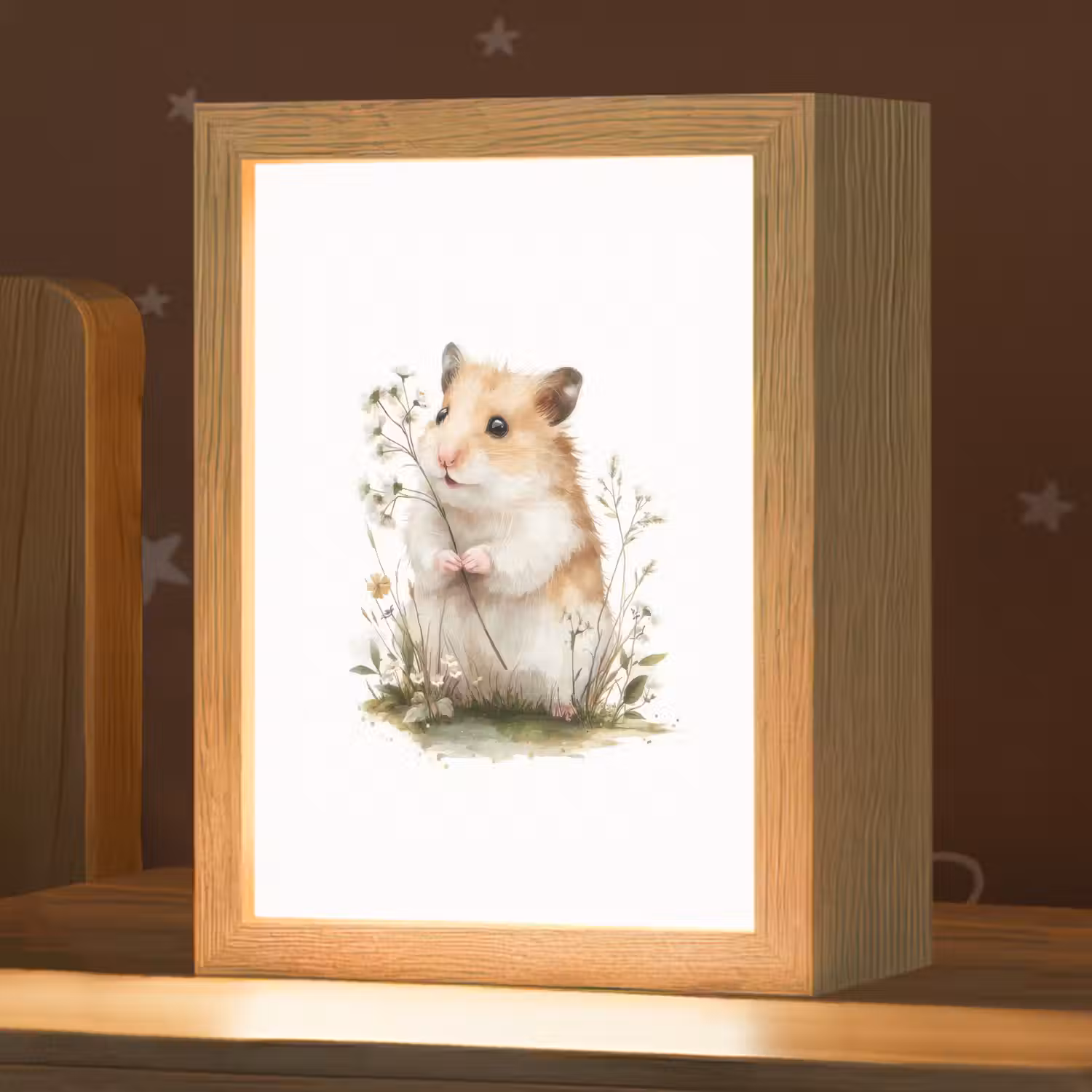 Hamster - Bloemen Light Box met kabel klein -zzz_3d_website
