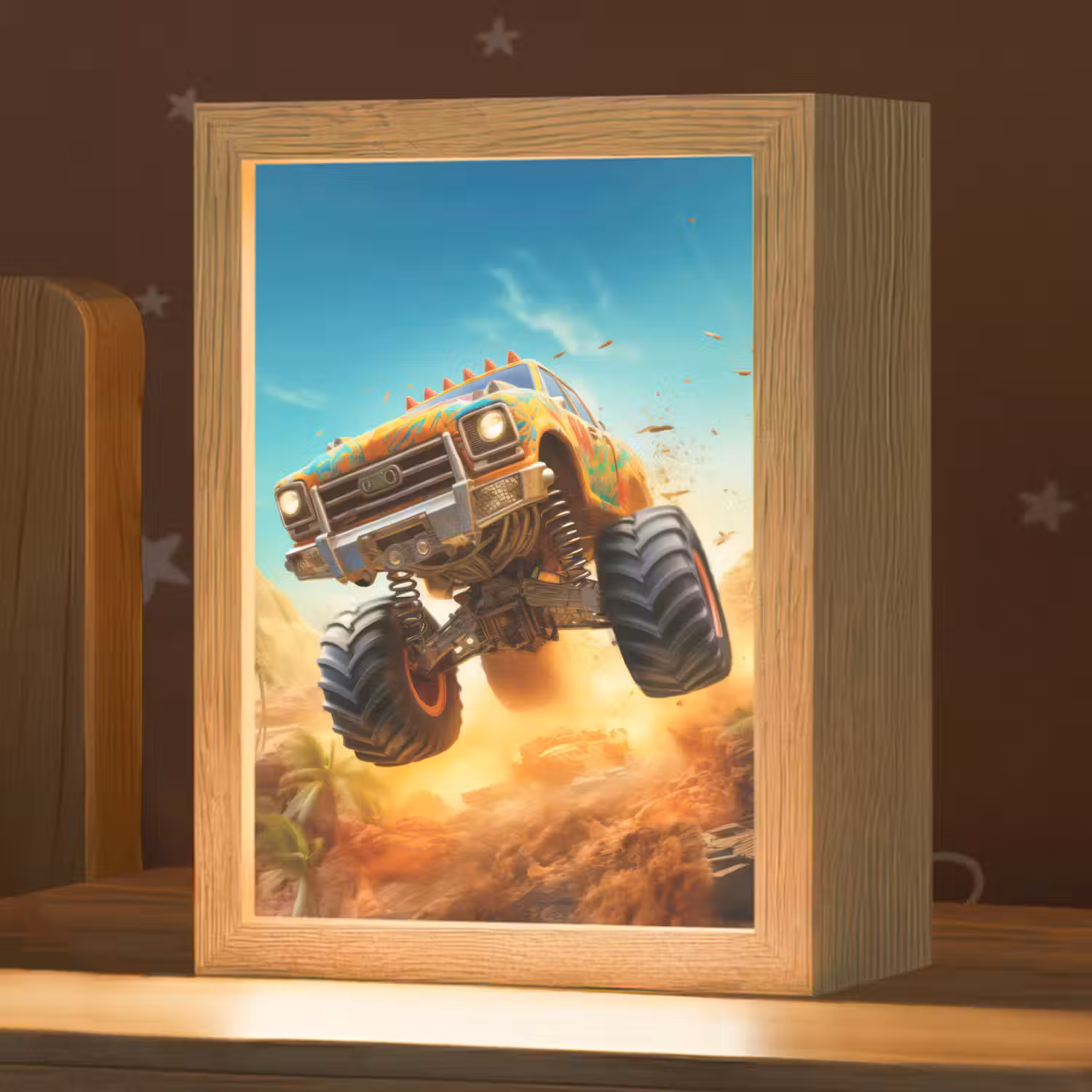 Monstertruck - Kind - Jongen - Auto Light Box met kabel klein -zzz_3d_website