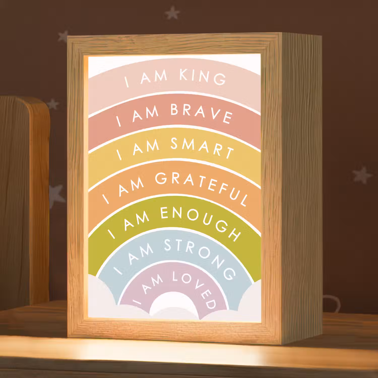 Regenboog - Kleuren - Quotes Light Box met kabel klein -zzz_3d_website