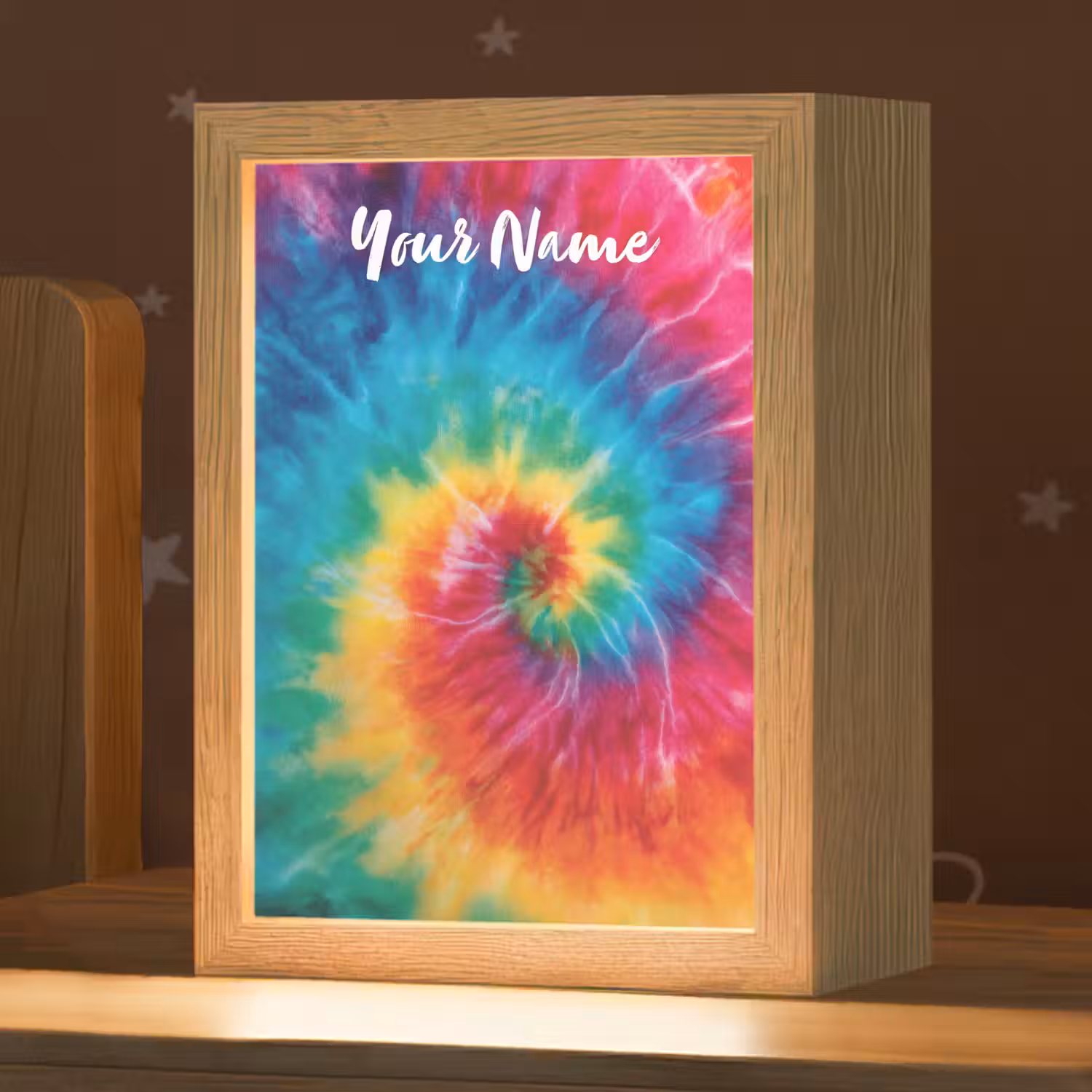 Kleurrijk - Regenboog - Spiraal Light Box met kabel (Kinderlampje) klein -zzz_3d_website