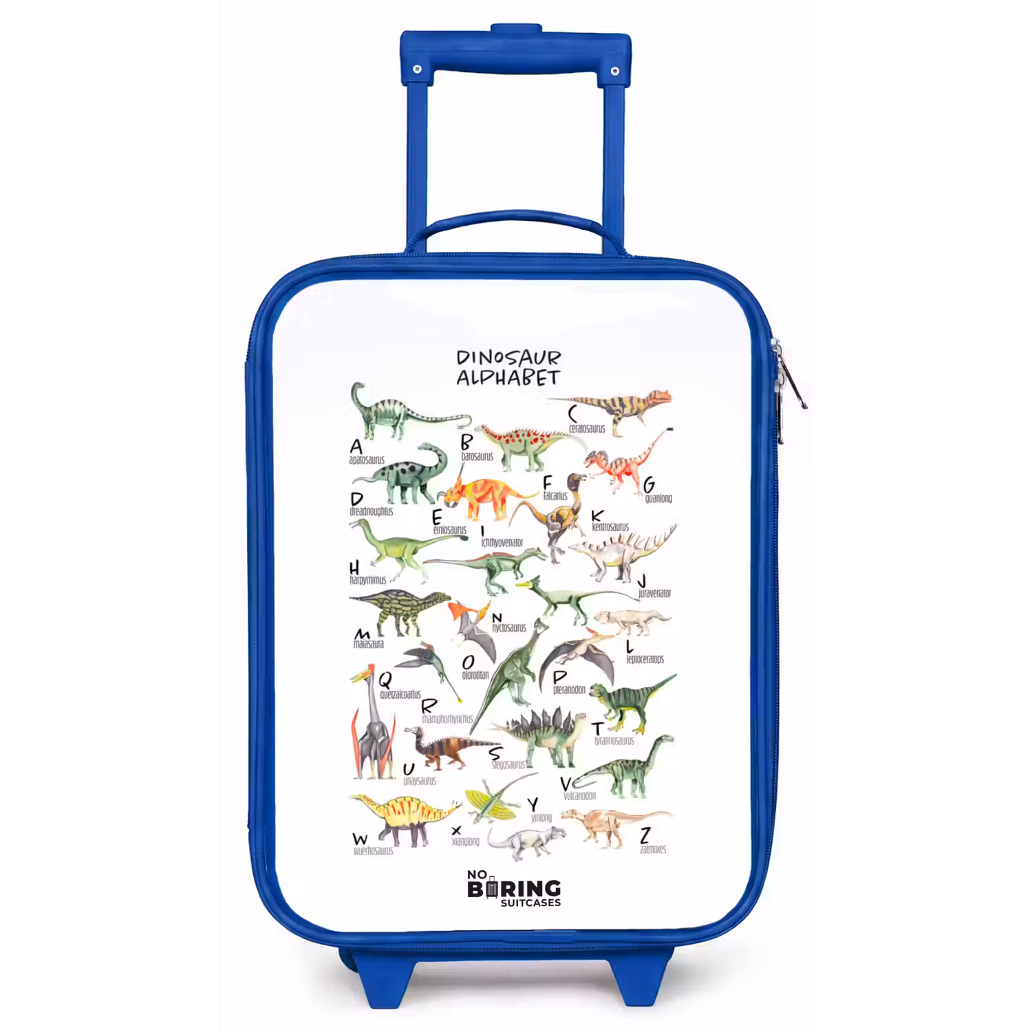 Alfabet van dino's Kinderkoffer - Blauw klein -zz3dotto