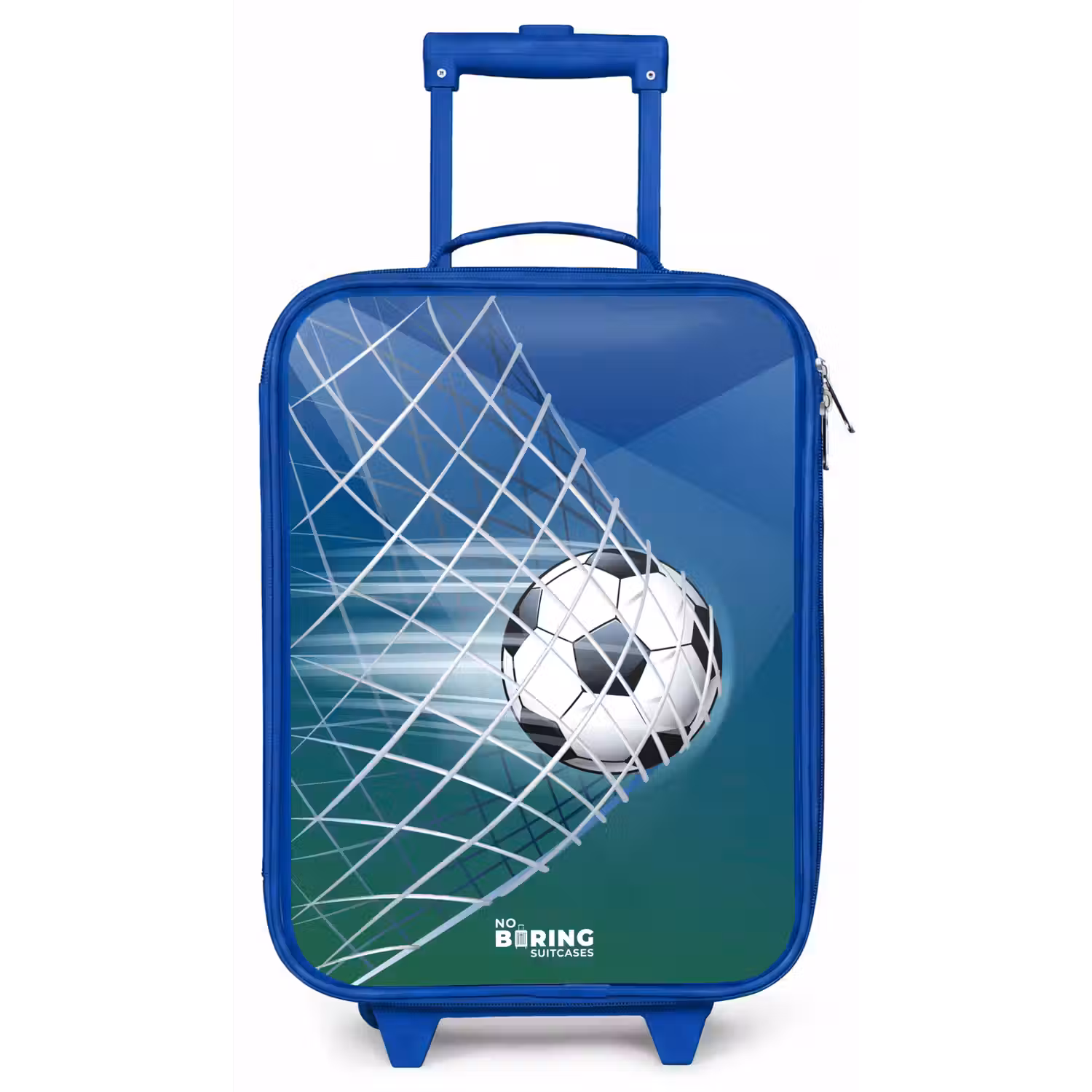 Bal in het goal Kinderkoffer - Blauw klein -zz3dotto