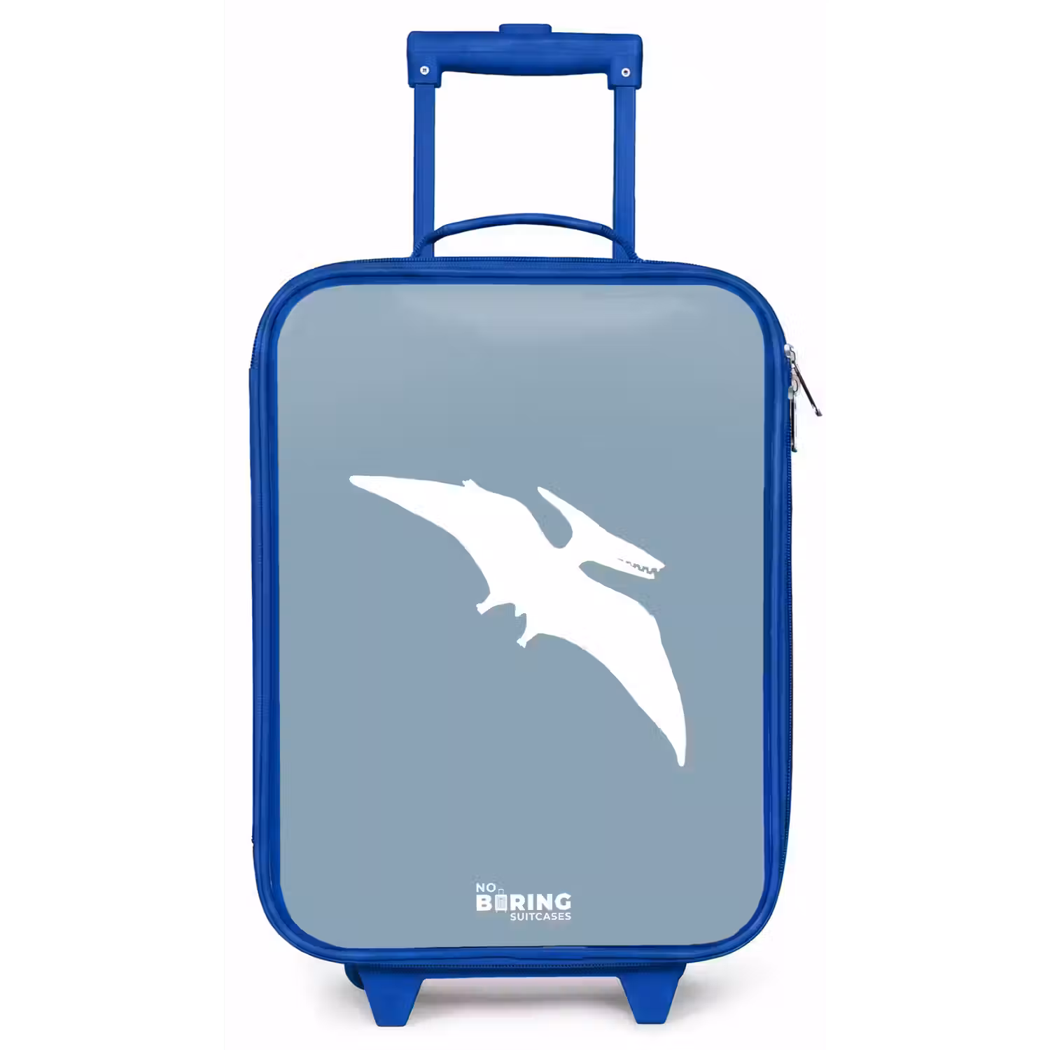 Blauw met Pteranodon dino Kinderkoffer - Blauw klein -zz3dotto
