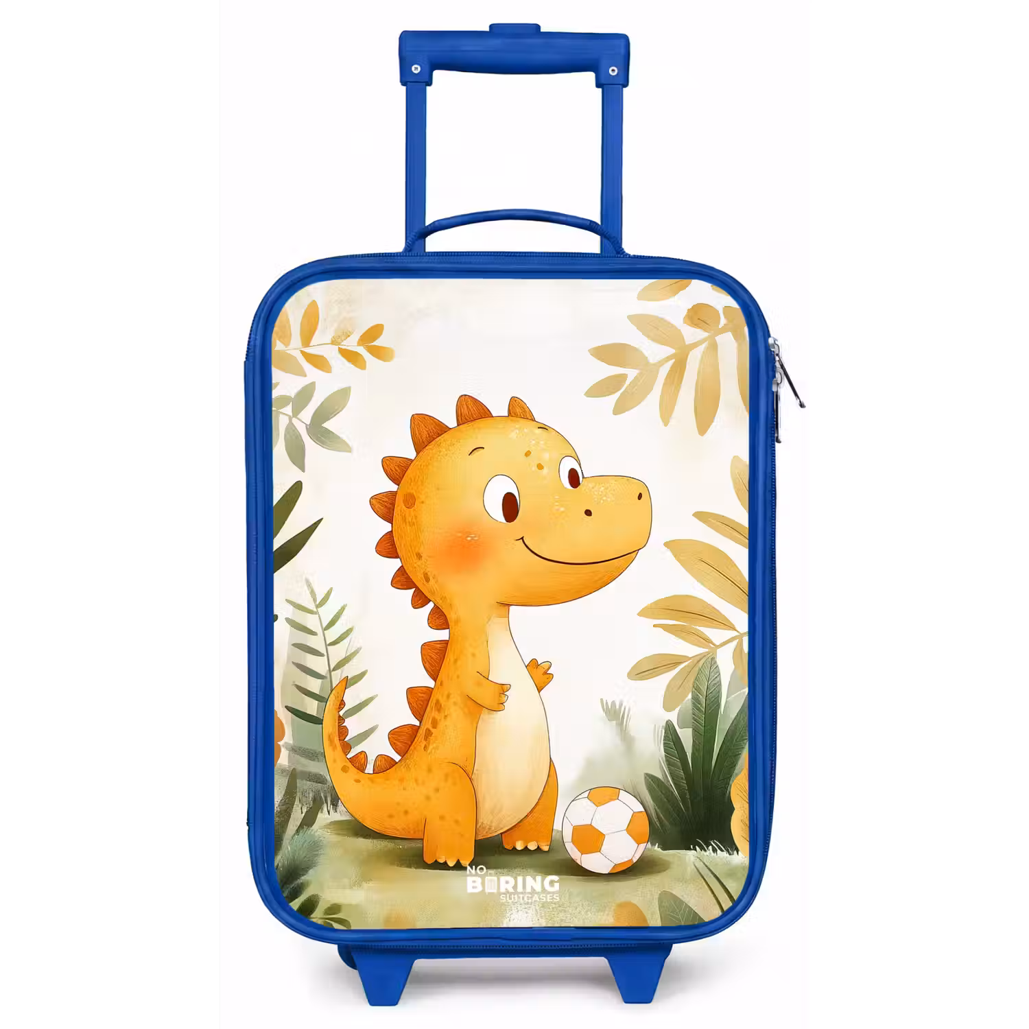 Dino - Voetbal - Oranje Kinderkoffer - Blauw klein -zz3dotto