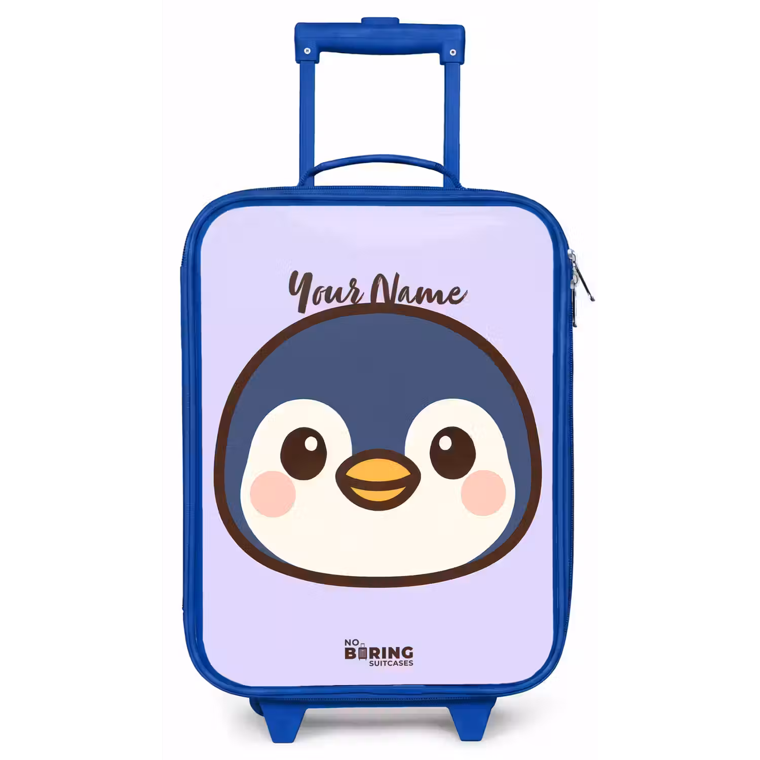 Pinguïn Kinderkoffer - Blauw klein -zz3dotto