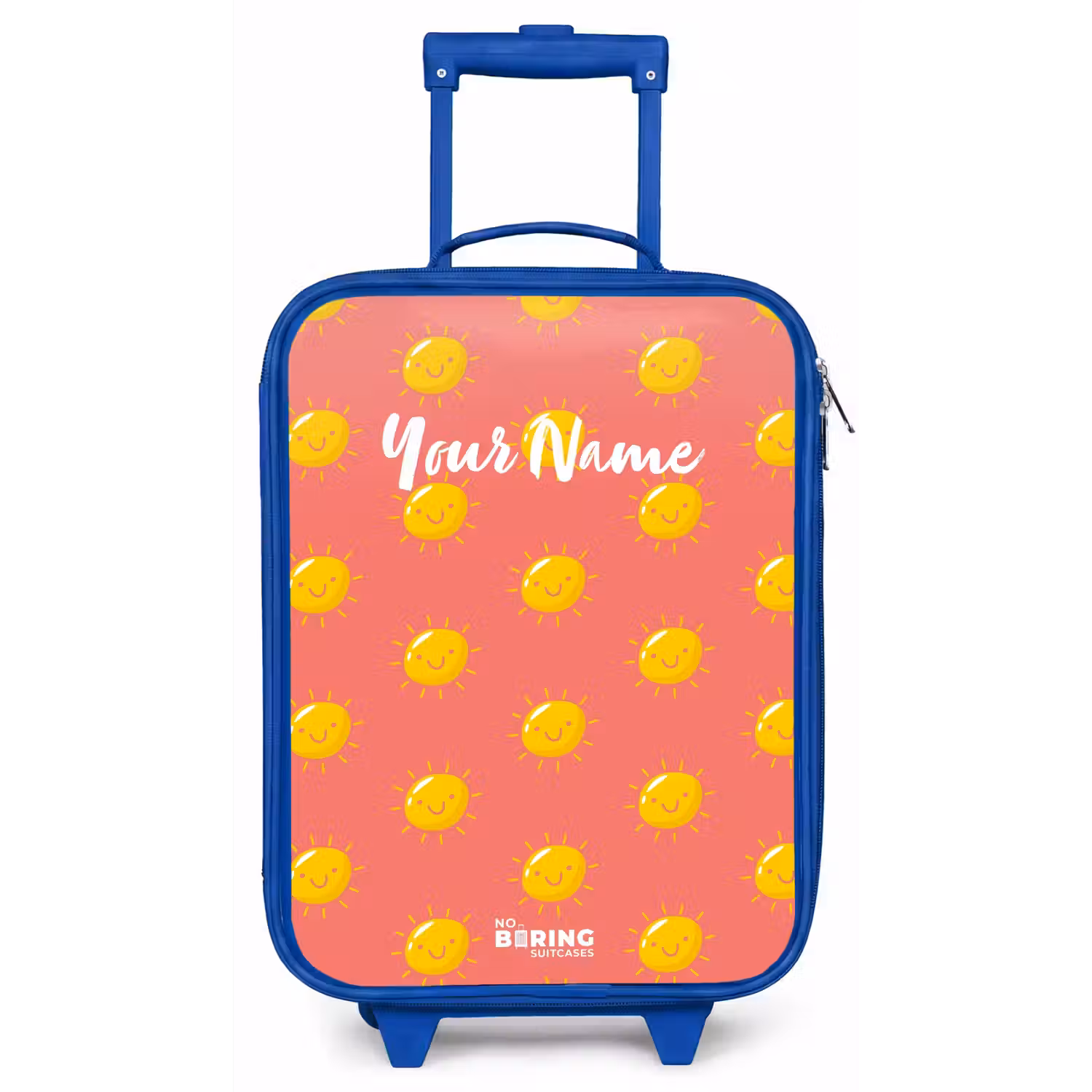 Sunny situation koraal Kinderkoffer - Blauw klein -zz3dotto