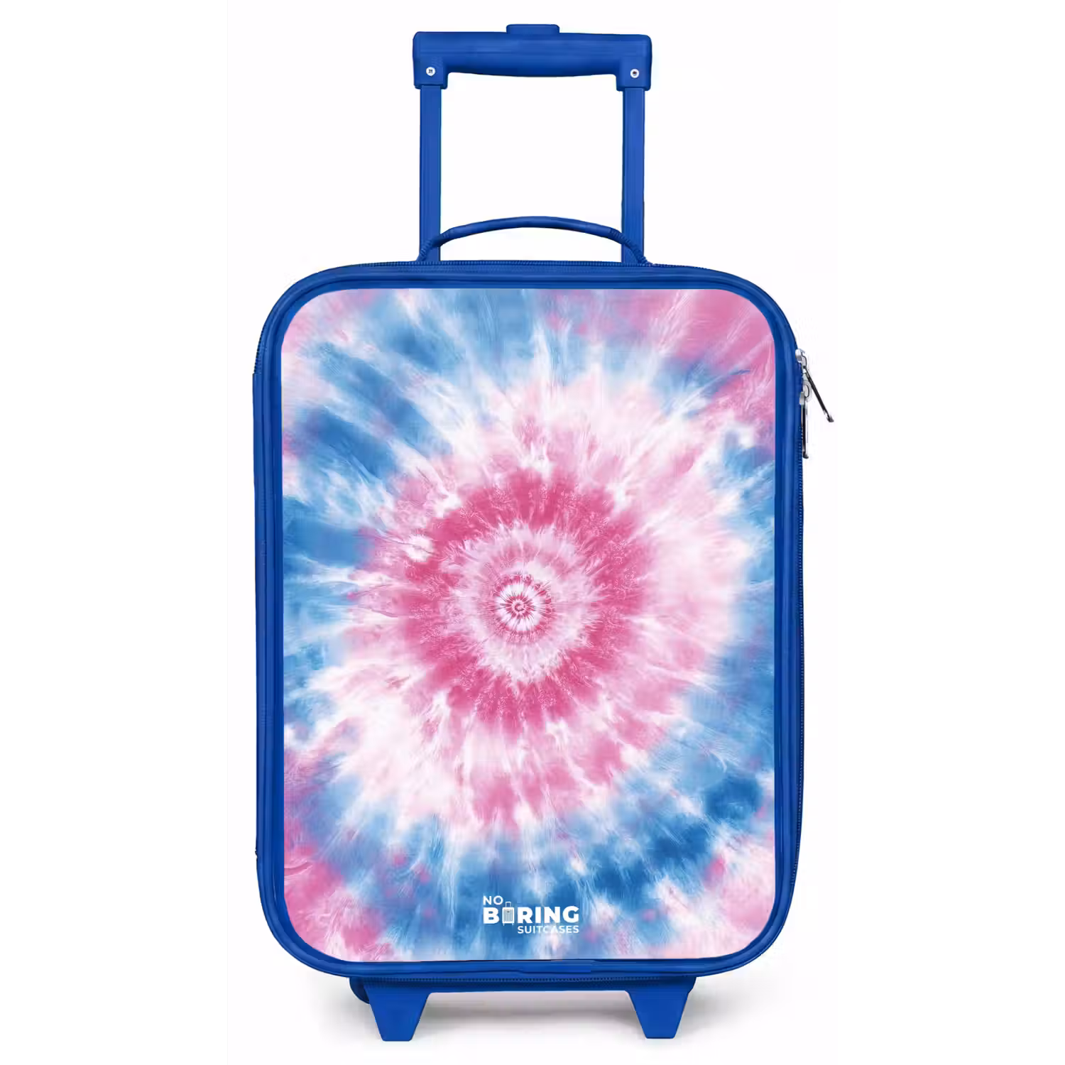 Tie dye - Abstract - Blauw - Roze Kinderkoffer - Blauw klein -zz3dotto