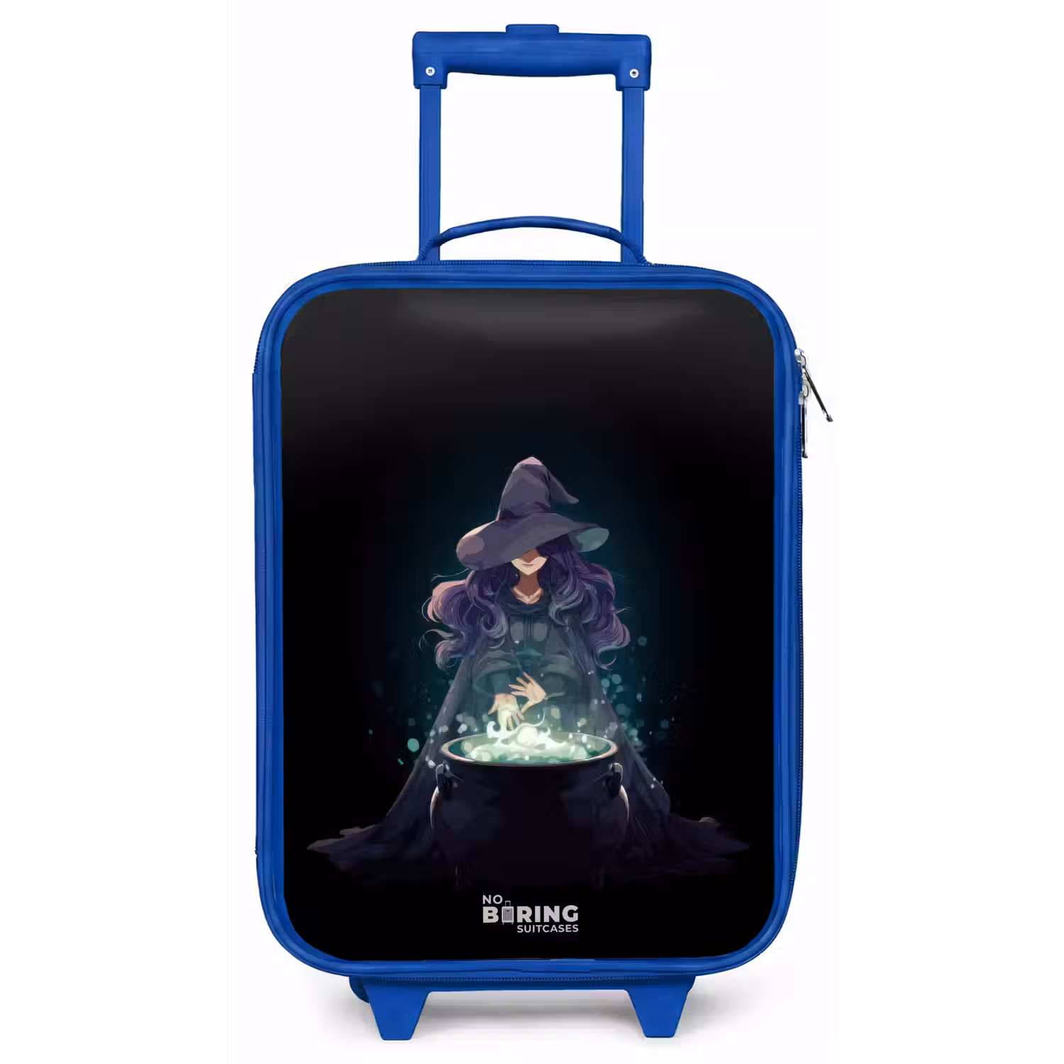 Heks - Ketel - Tover Kinderkoffer - Blauw klein -zz3dotto