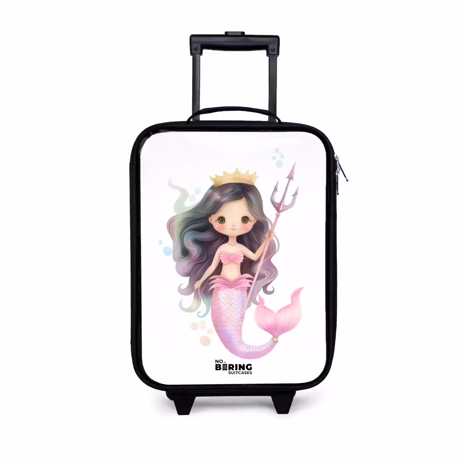 Kyra koraalprinses Kinderkoffer - Zwart klein -3d