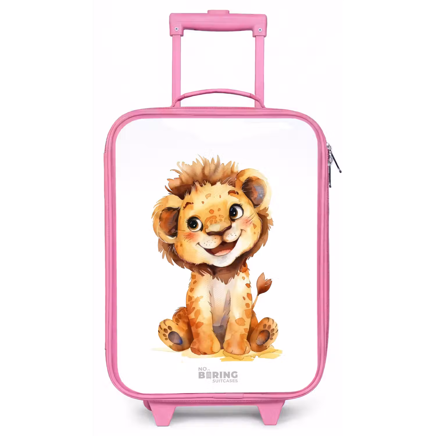 Baby leeuw Kinderkoffer - Roze klein -zz3dotto